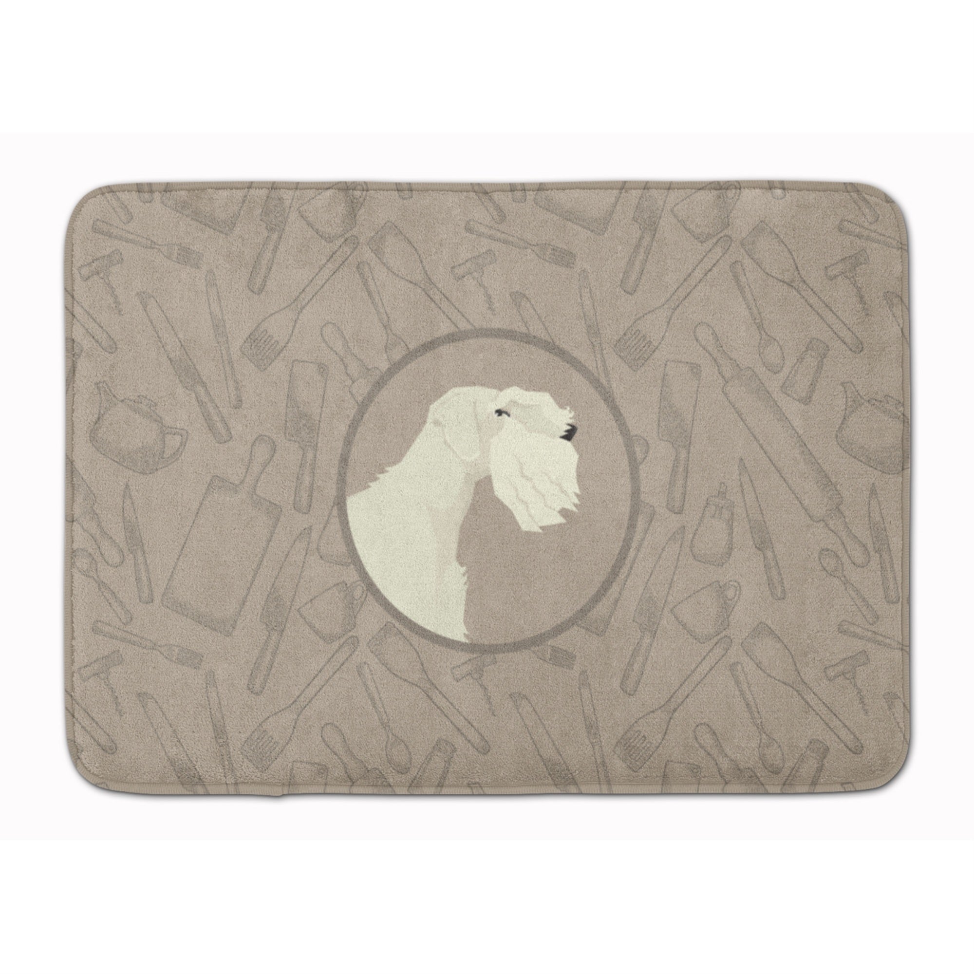 'Caroline'S Treasures Sealyham Terrier In The Kitchen Machine Washable Memory Foam Mat Doormats, Multicolor''