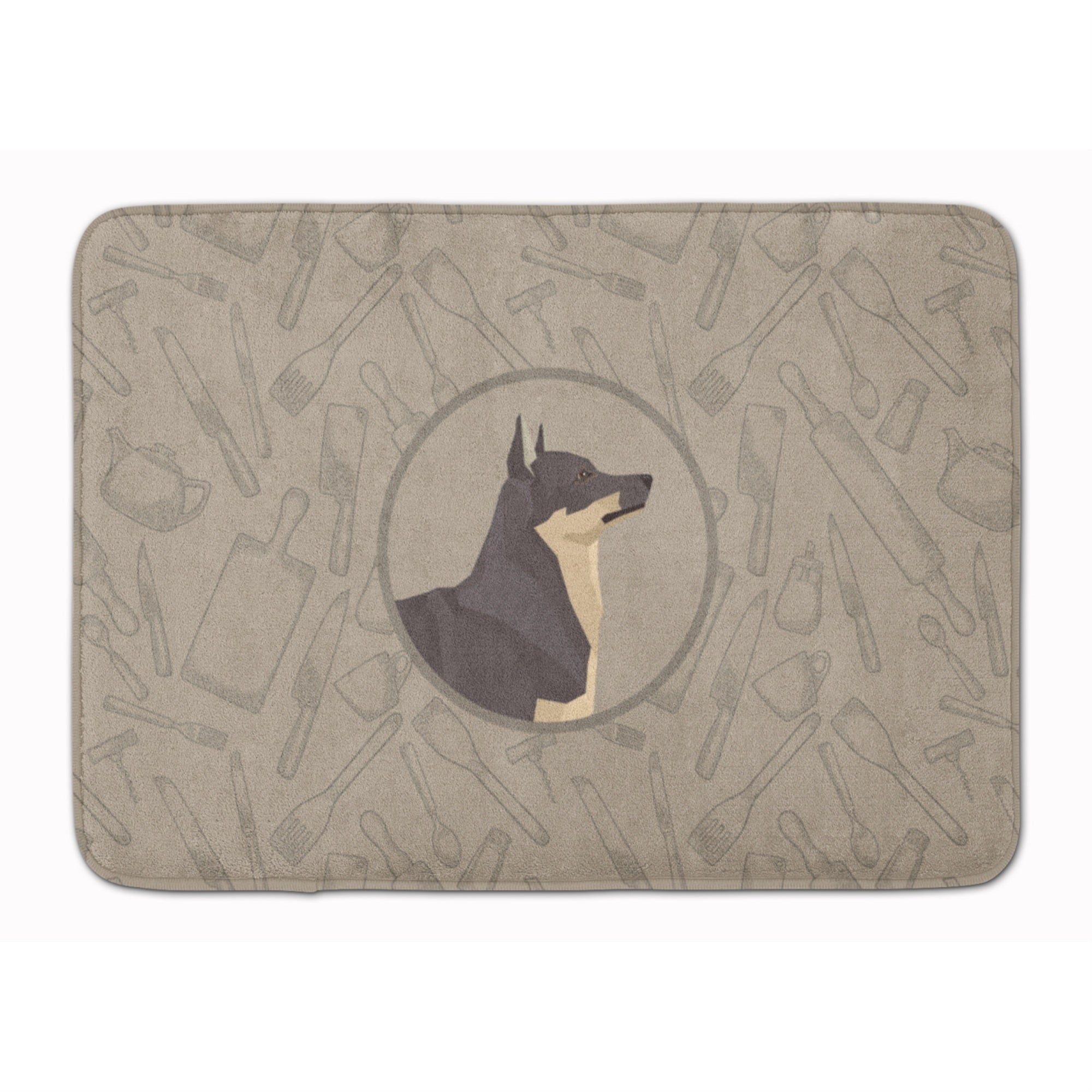 'Caroline'S Treasures Swedish Vallhund In The Kitchen Machine Washable Memory Foam Mat Doormats, Multicolor''