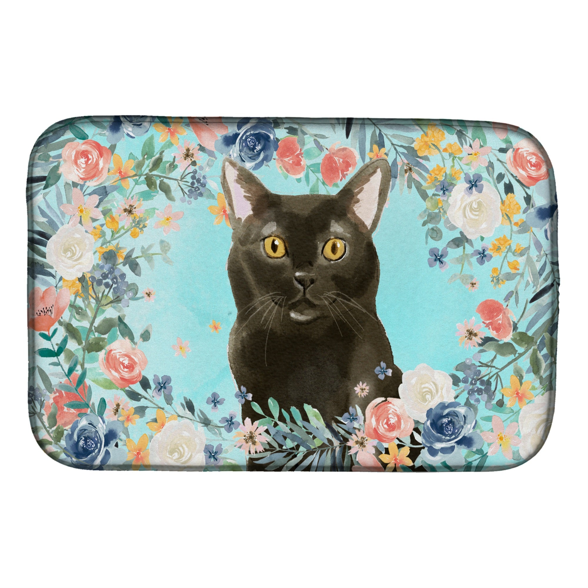 'Caroline'S Treasures Ck3391Ddm Bombay Spring Flowers Dish-Drying-Mats, 14 X 21, Multicolor''