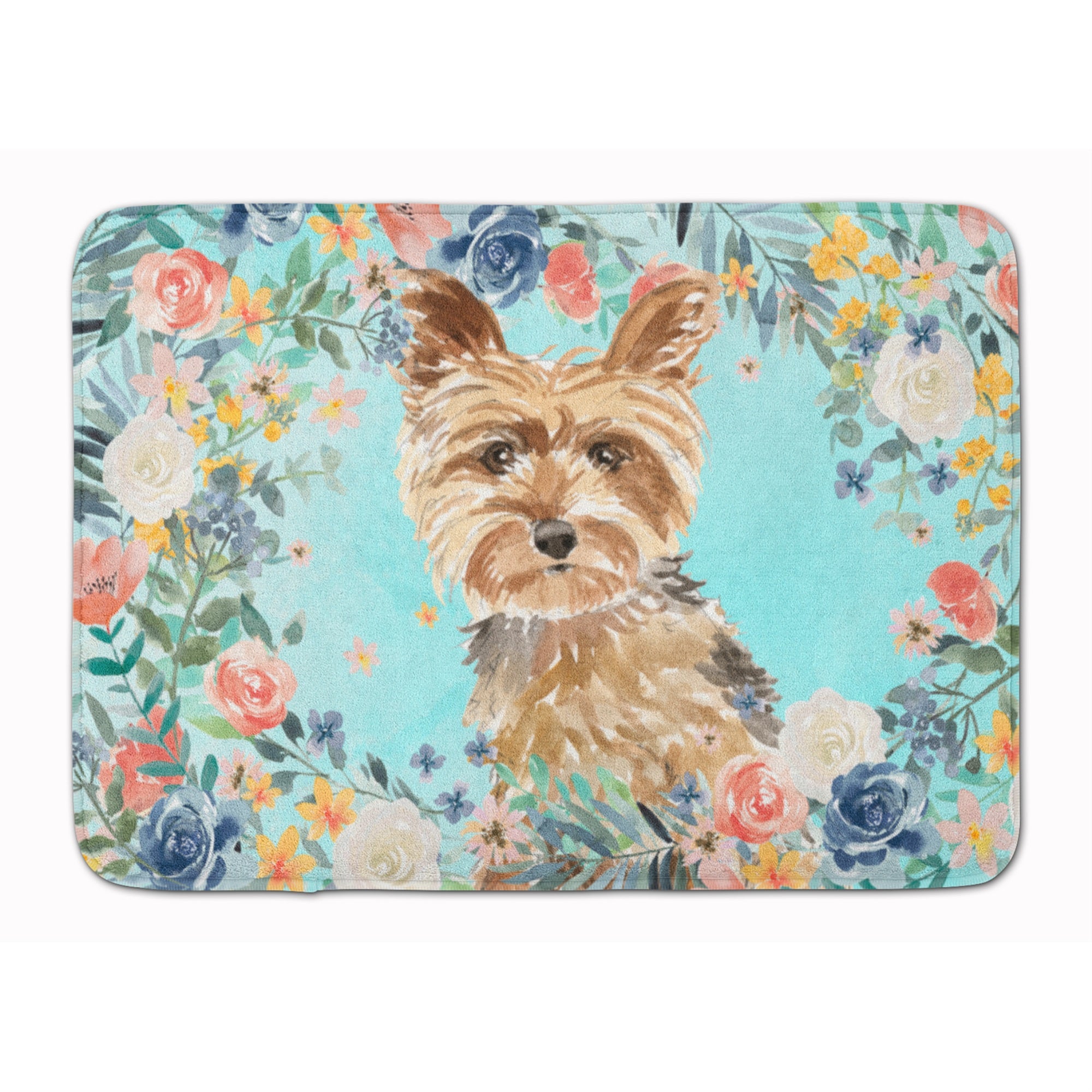 'Caroline'S Treasures Yorkie Machine Washable Memory Foam Mat Doormats, Multicolor''