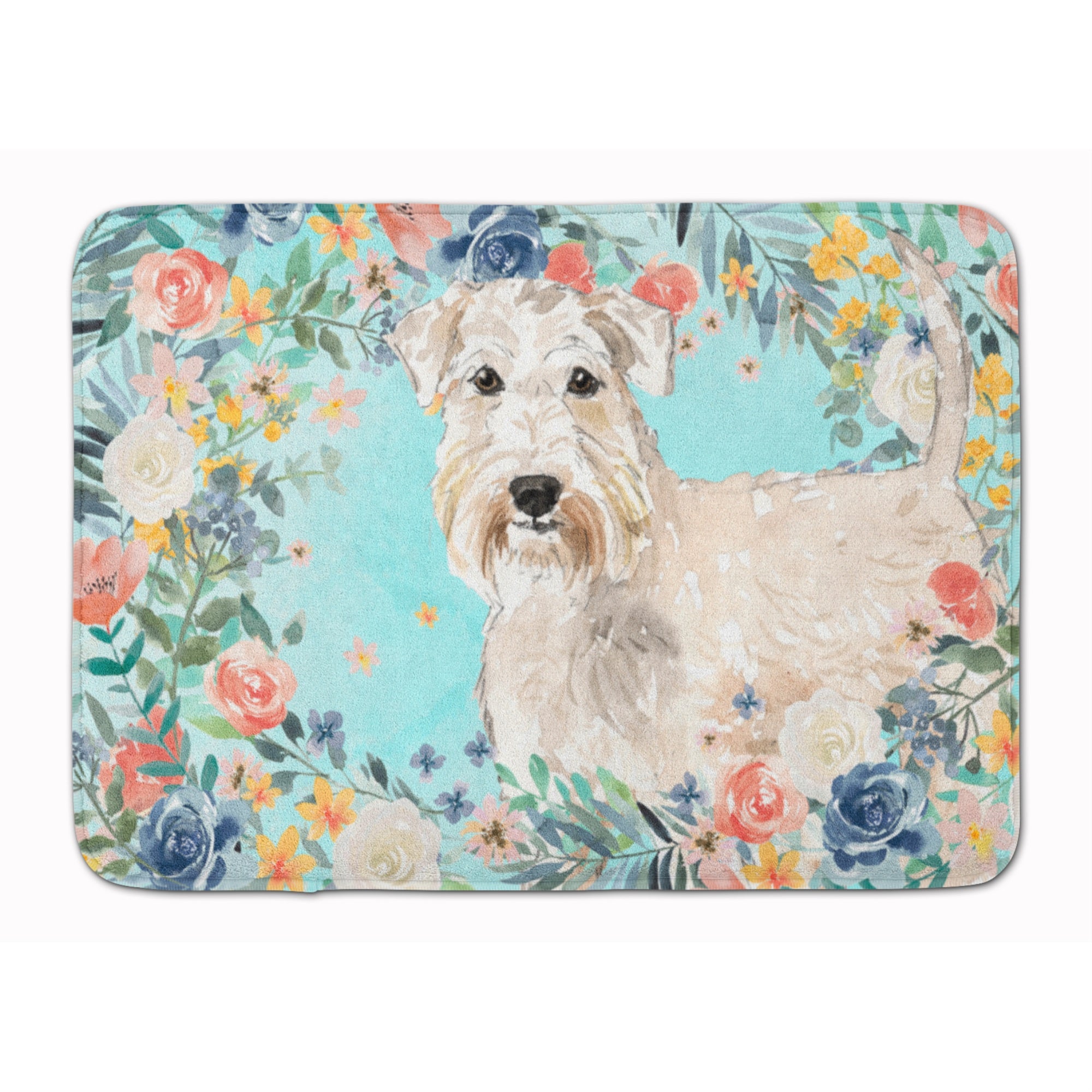 'Caroline'S Treasures Wheaten Terrier Machine Washable Memory Foam Mat Doormats, Multicolor''