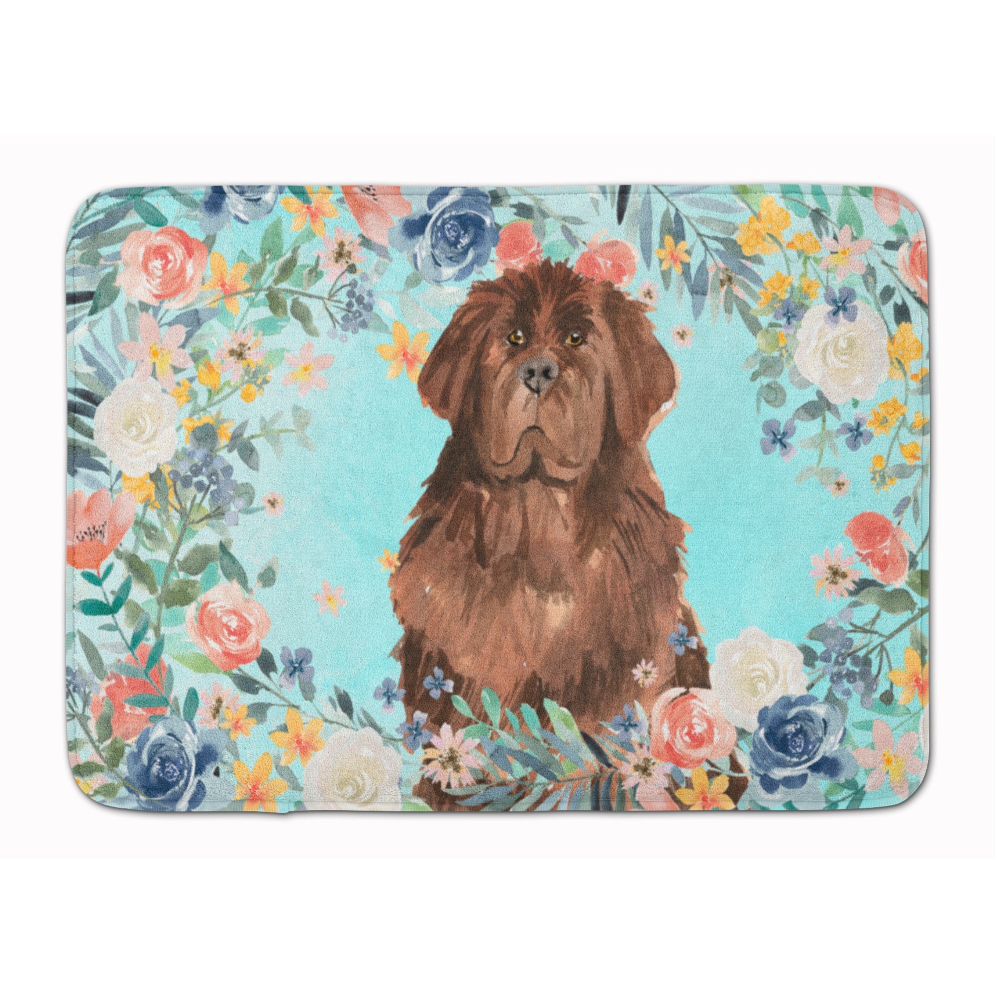 'Caroline'S Treasures Newfoundland Machine Washable Memory Foam Mat Doormats, Multicolor''