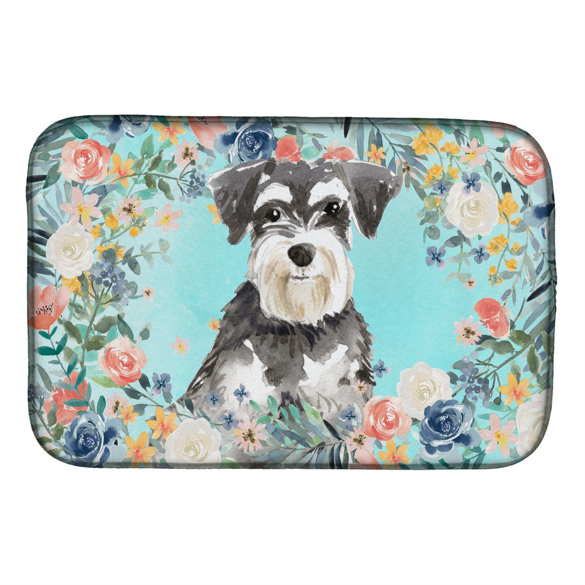 'Caroline'S Treasures Ck3417Ddm Schnauzer #2 Dish-Drying-Mats, 14 X 21, Multicolor''