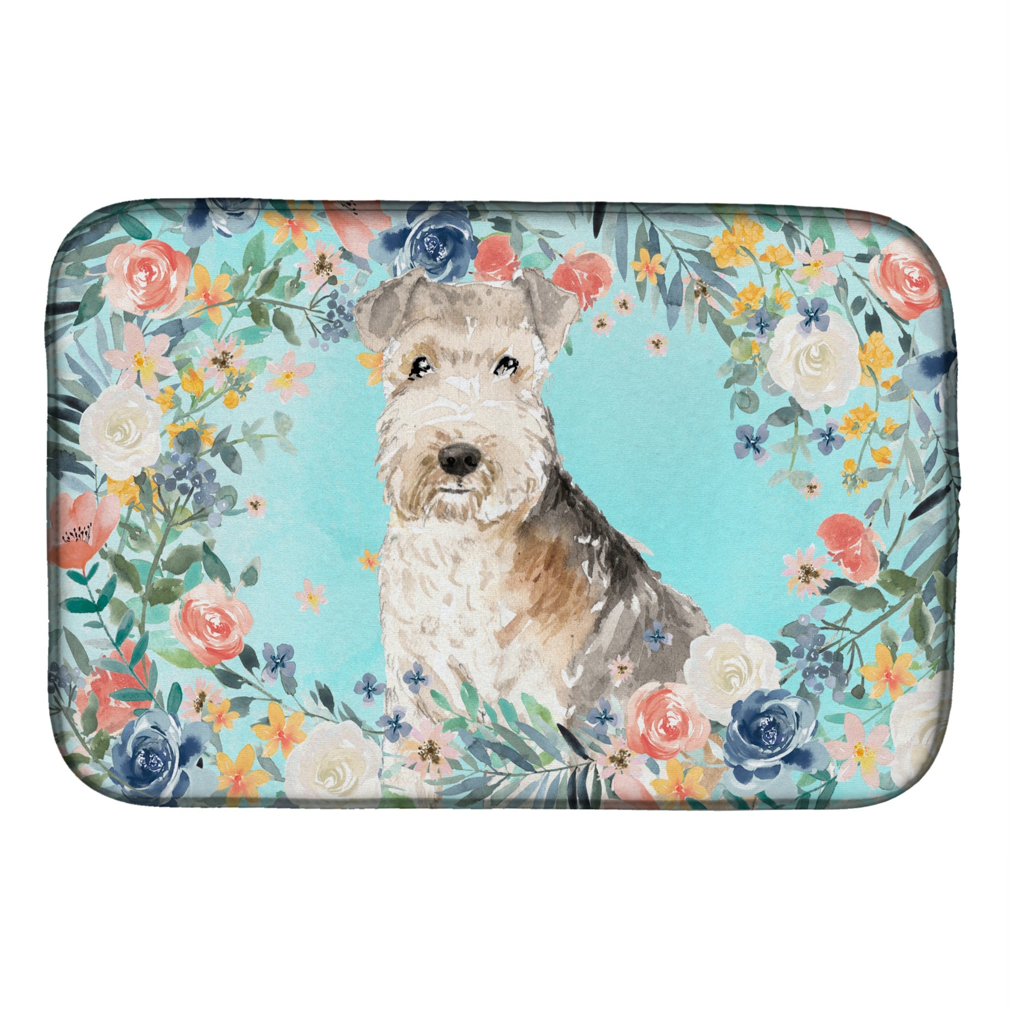 'Caroline'S Treasures Ck3420Ddm Lakeland Terrier Dish-Drying-Mats, 14 X 21, Multicolor''