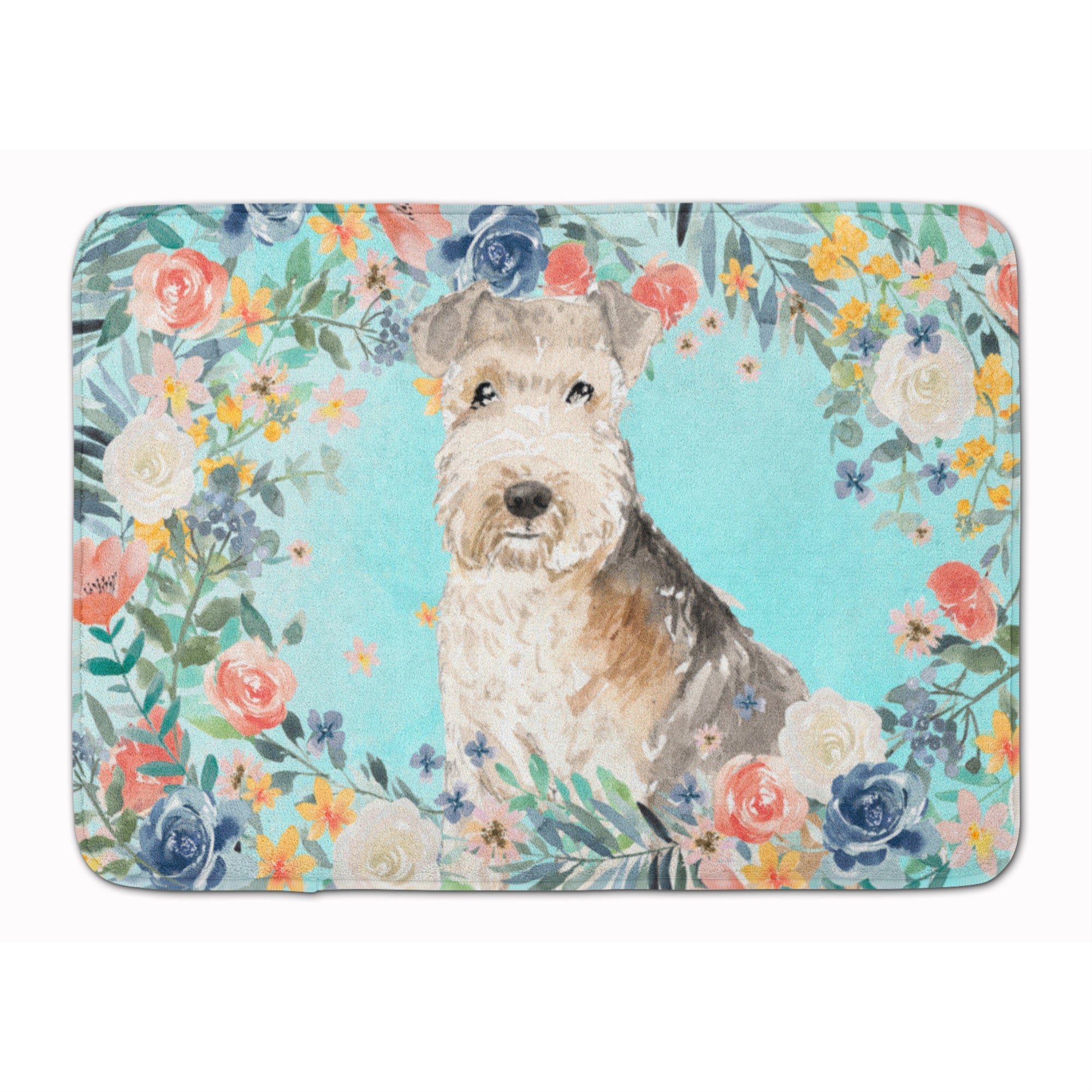 'Caroline'S Treasures Lakeland Terrier Machine Washable Memory Foam Mat Doormats, Multicolor''