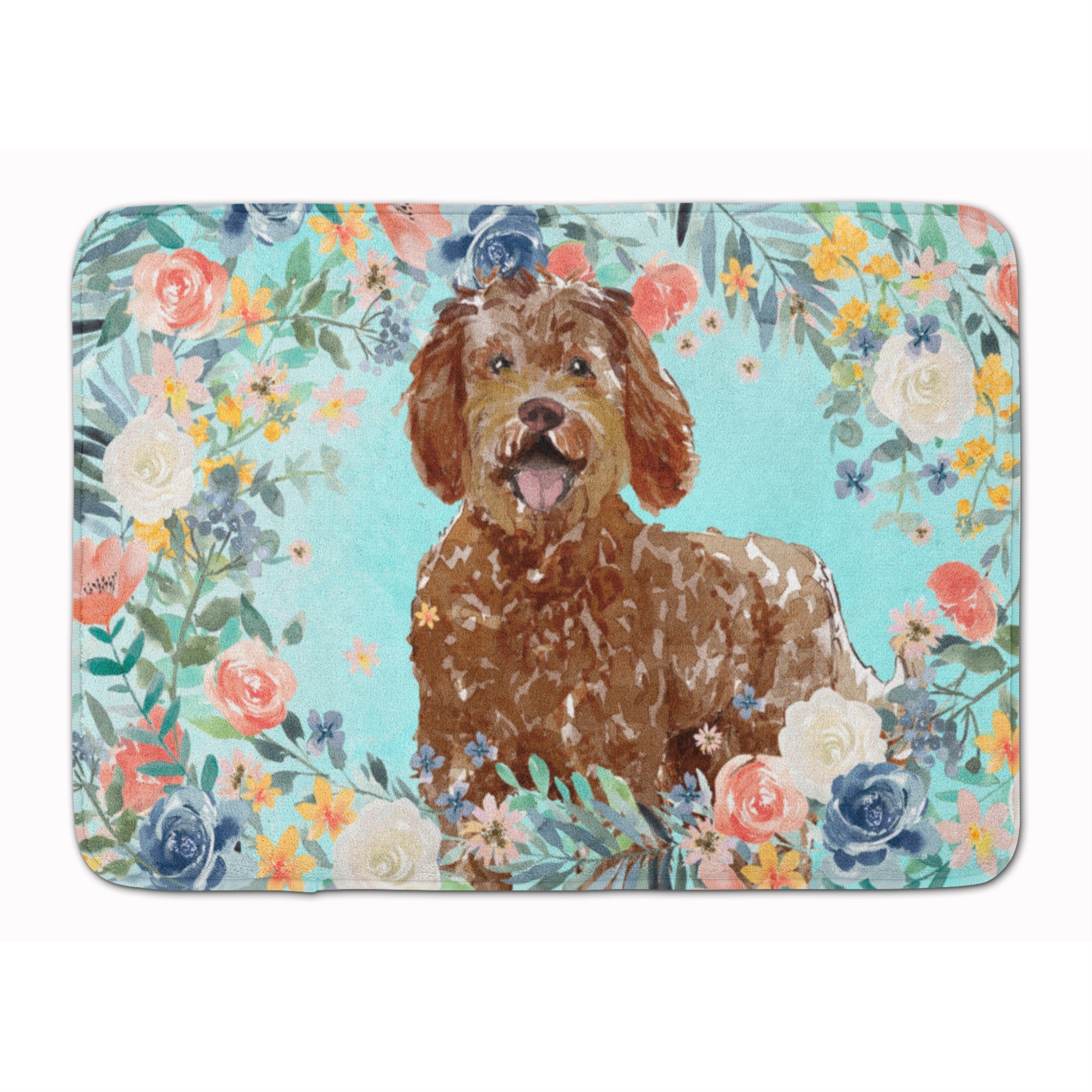 'Caroline'S Treasures Labradoodle Machine Washable Memory Foam Mat Doormats, Multicolor''