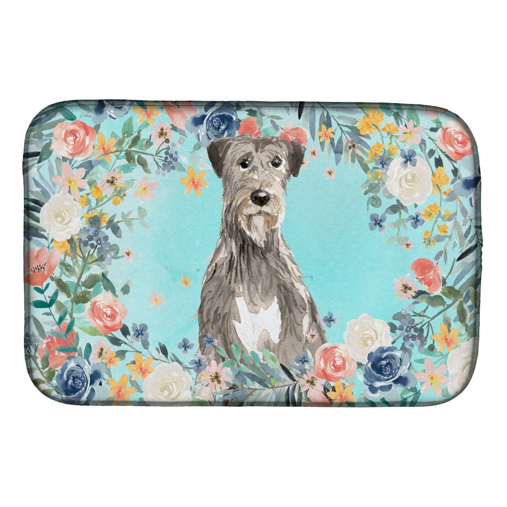 'Caroline'S Treasures Ck3423Ddm Irish Wolfhound Dish-Drying-Mats, 14 X 21, Multicolor''