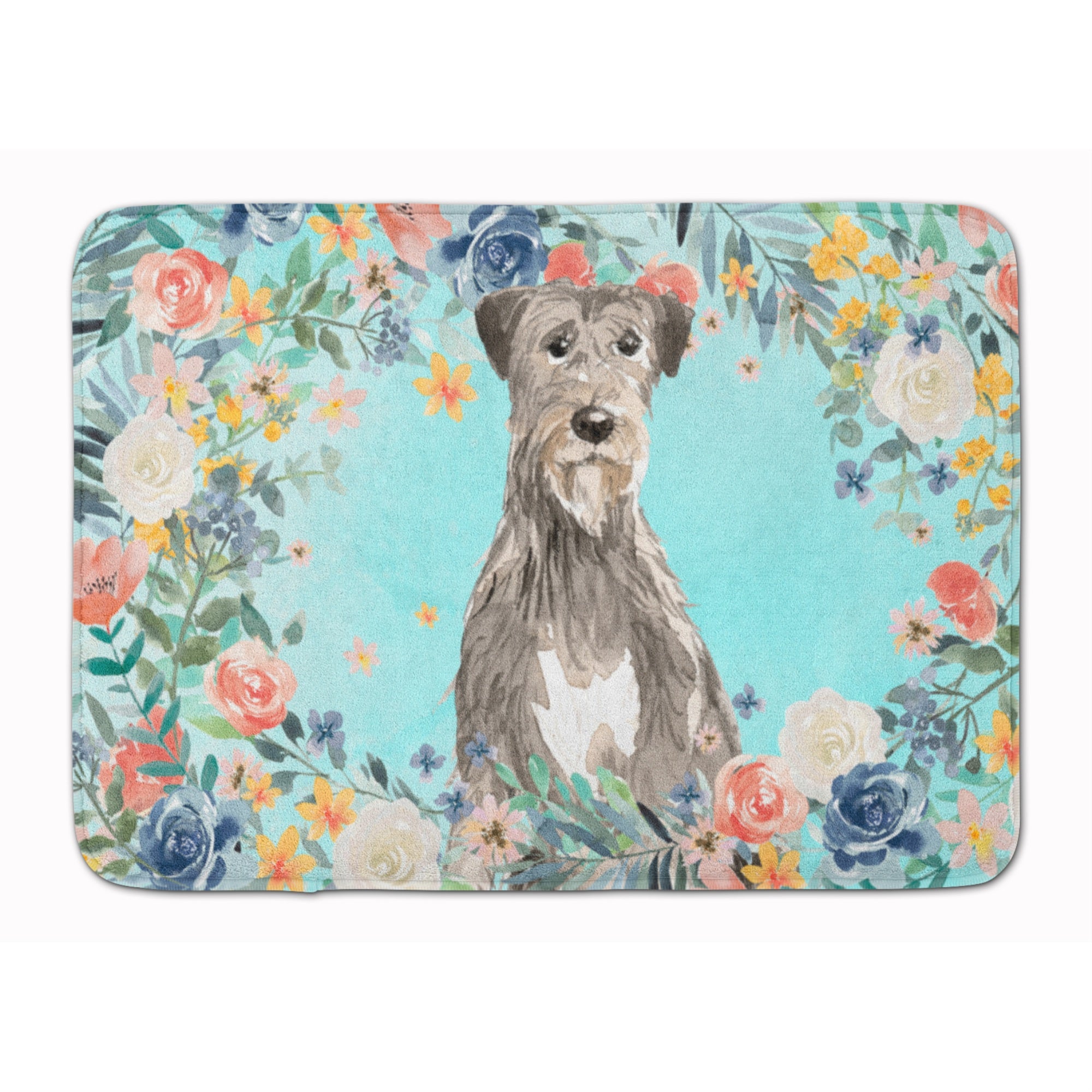 'Caroline'S Treasures Irish Wolfhound Machine Washable Memory Foam Mat Doormats, Multicolor''