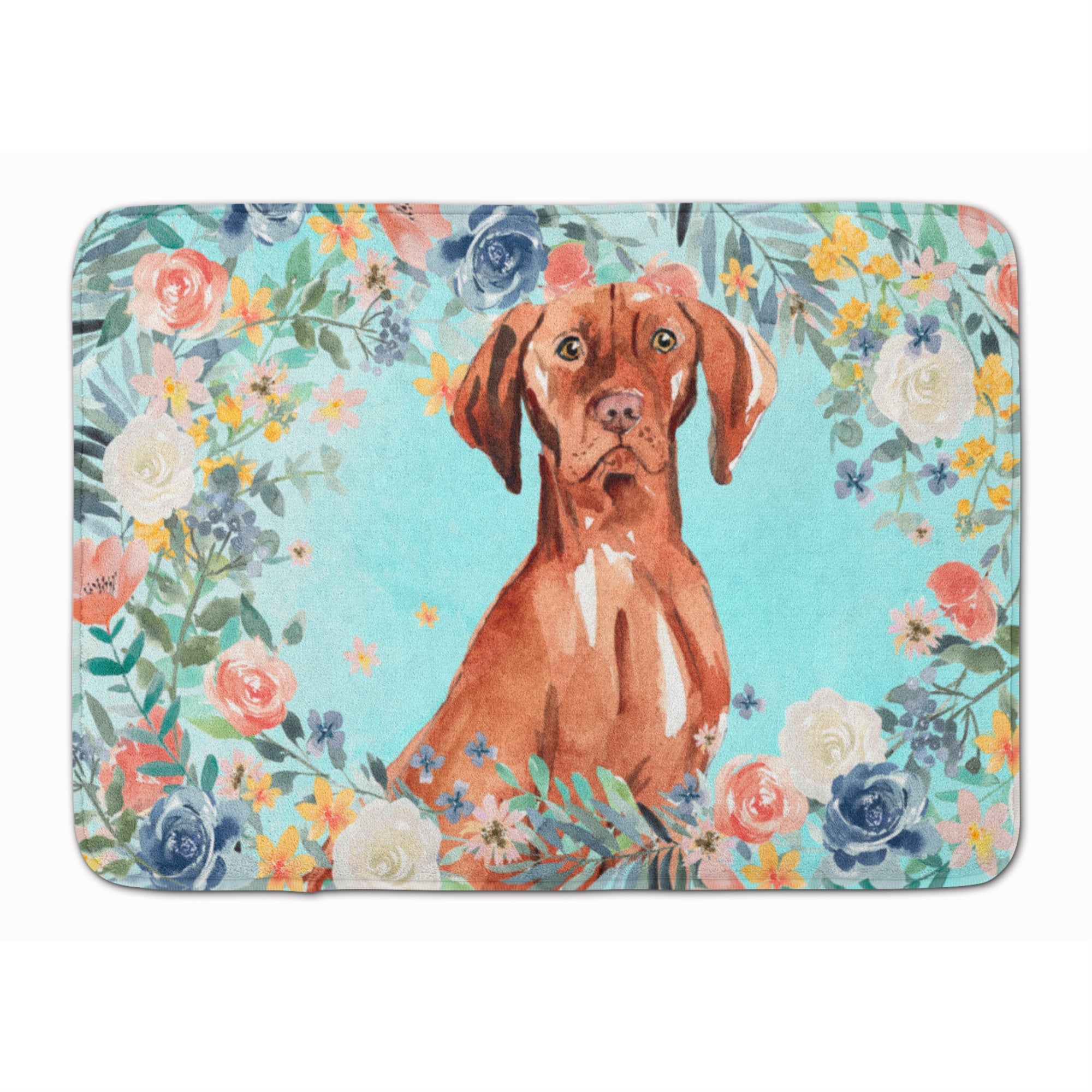 'Caroline'S Treasures Vizsla Machine Washable Memory Foam Mat Doormats, Multicolor''