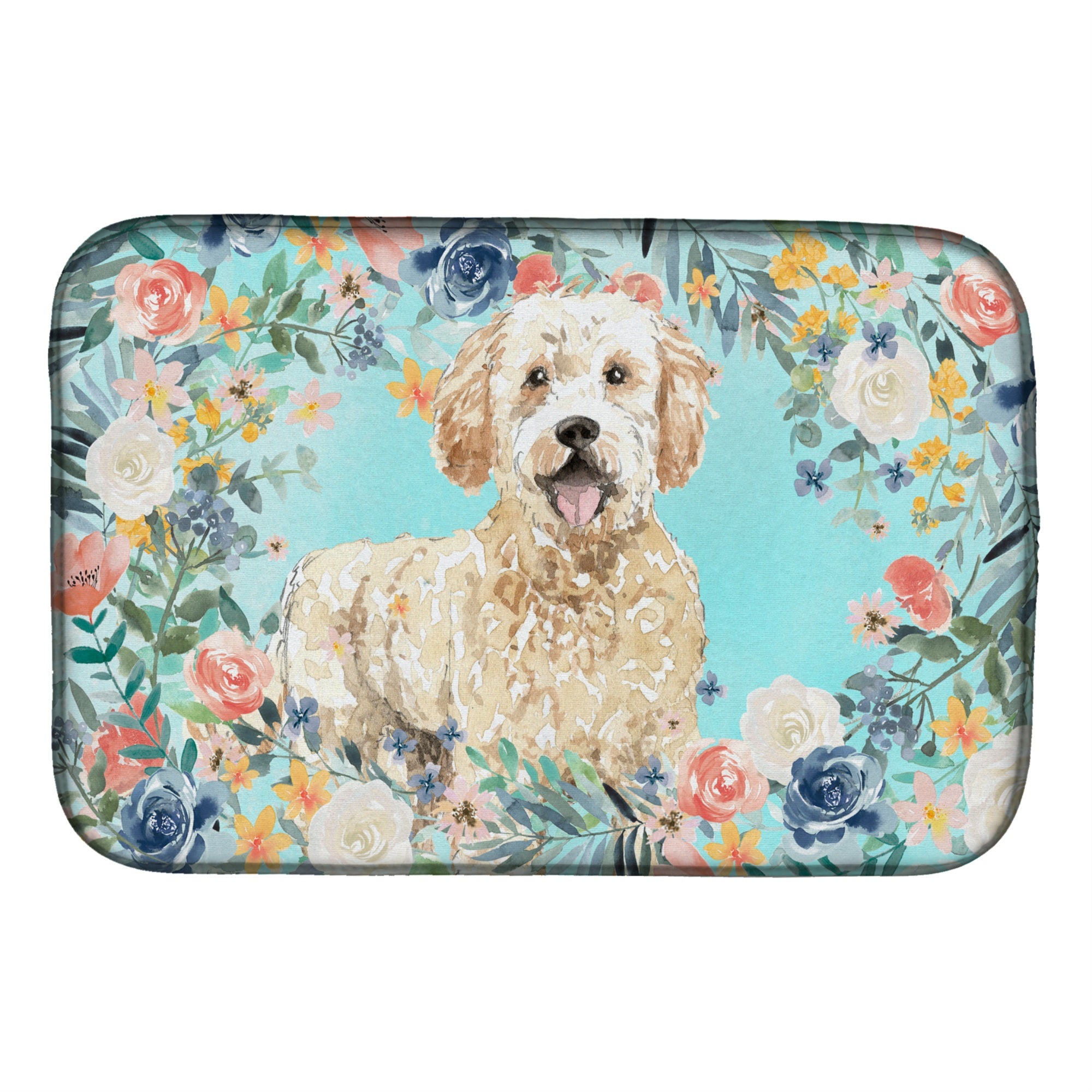 'Caroline'S Treasures Ck3426Ddm Goldendoodle Dish-Drying-Mats, 14 X 21, Multicolor''