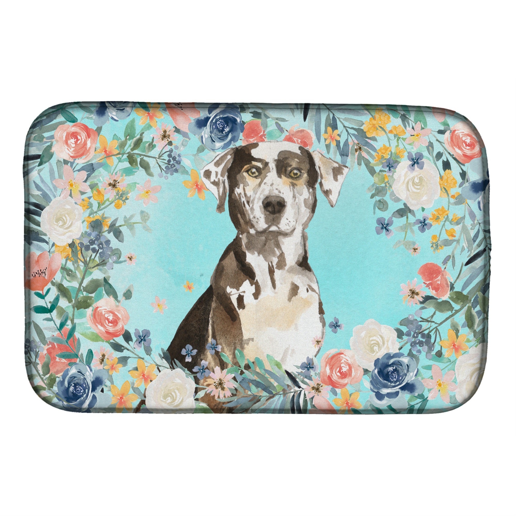 'Caroline'S Treasures Ck3429Ddm Catahoula Leopard Dog Dish-Drying-Mats, 14 X 21, Multicolor''