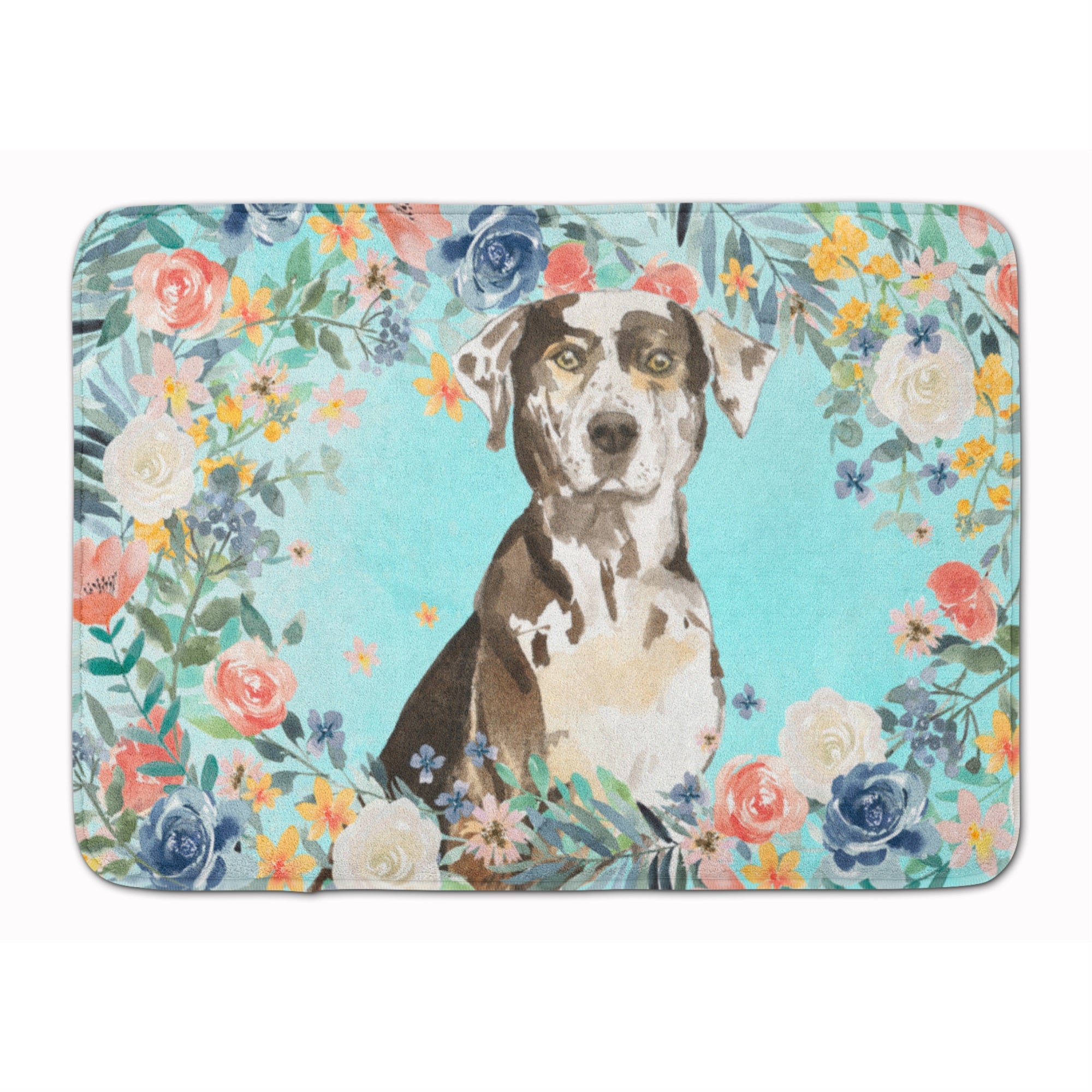 'Caroline'S Treasures Catahoula Leopard Dog Machine Washable Memory Foam Mat Doormats, Multicolor''