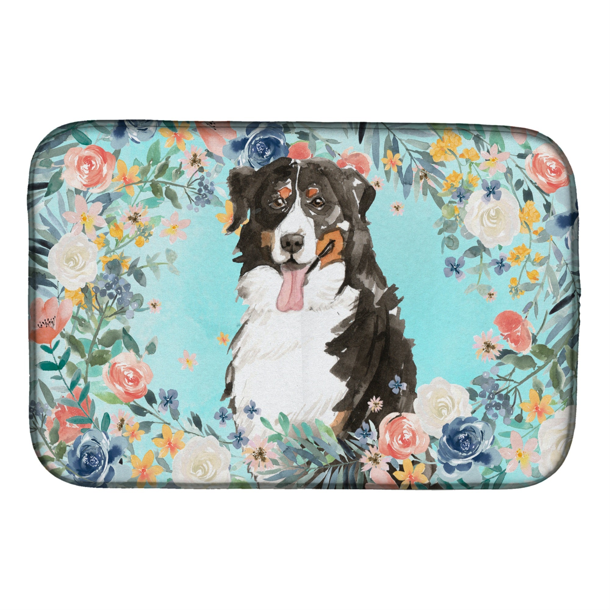 'Caroline'S Treasures Ck3436Ddm Bernese Mountain Dog Dish-Drying-Mats, 14 X 21, Multicolor''