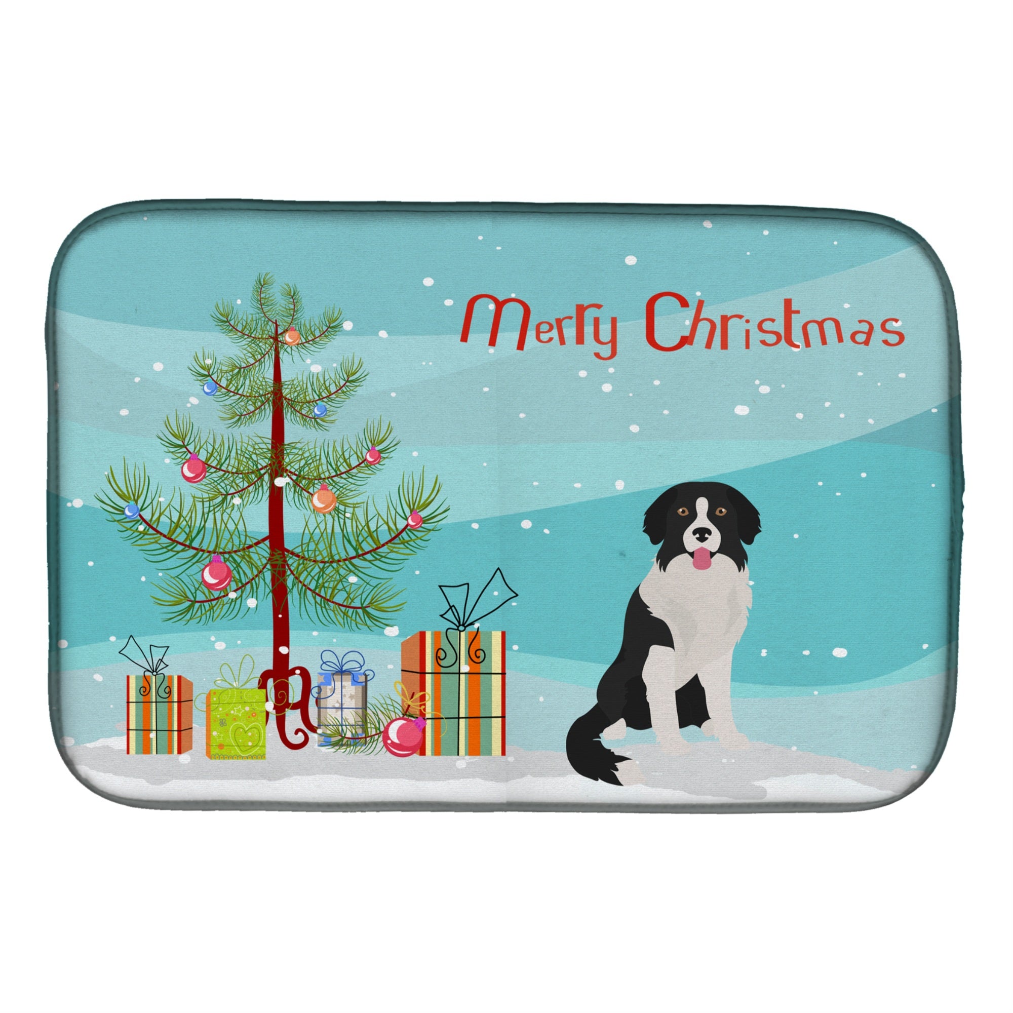 'Caroline'S Treasures Ck3887Ddm Borador Christmas Tree Dish-Drying-Mats, 14 X 21, Multicolor''