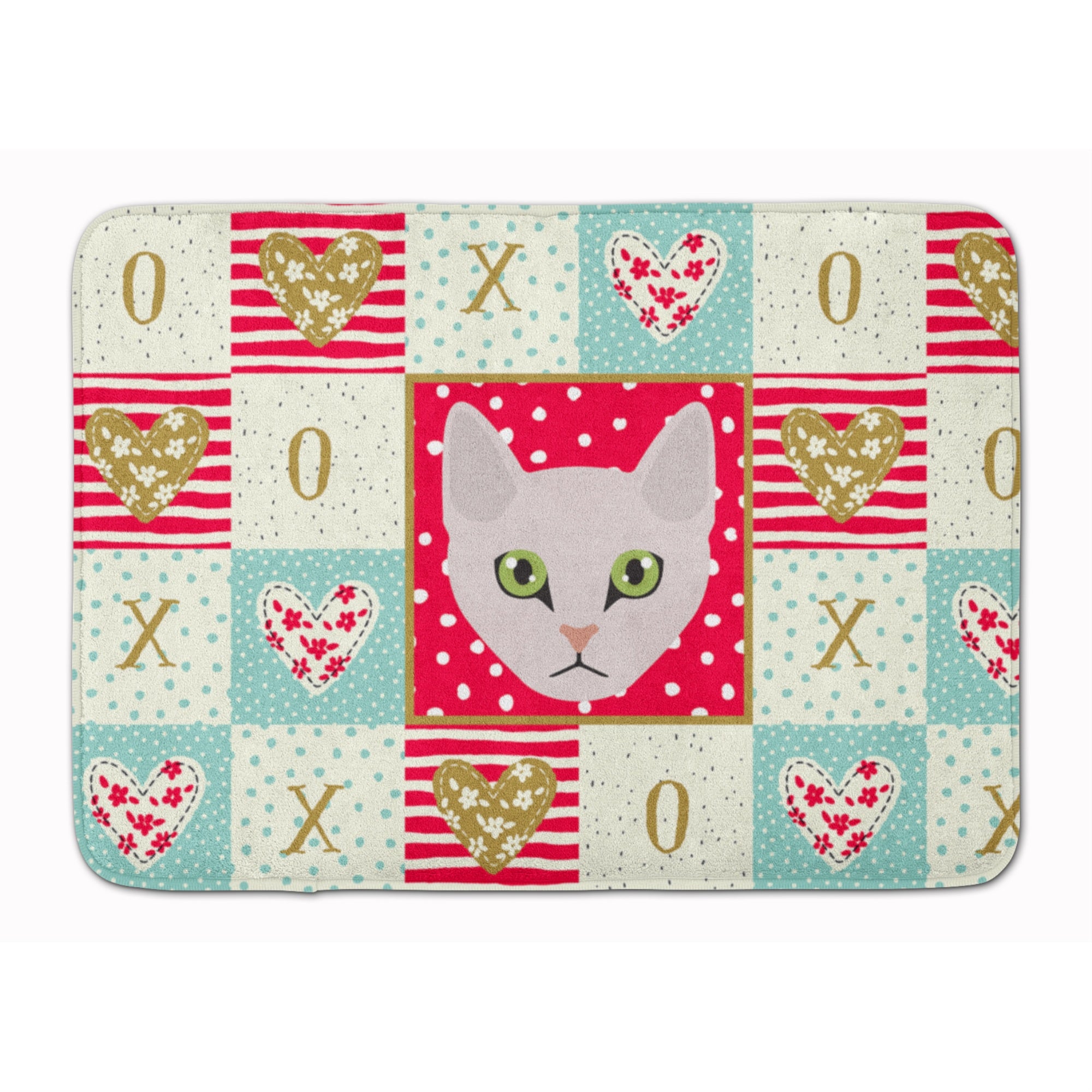 'Caroline'S Treasures Burmilla Cat Love Machine Washable Memory Foam Mat Doormats, Multicolor''
