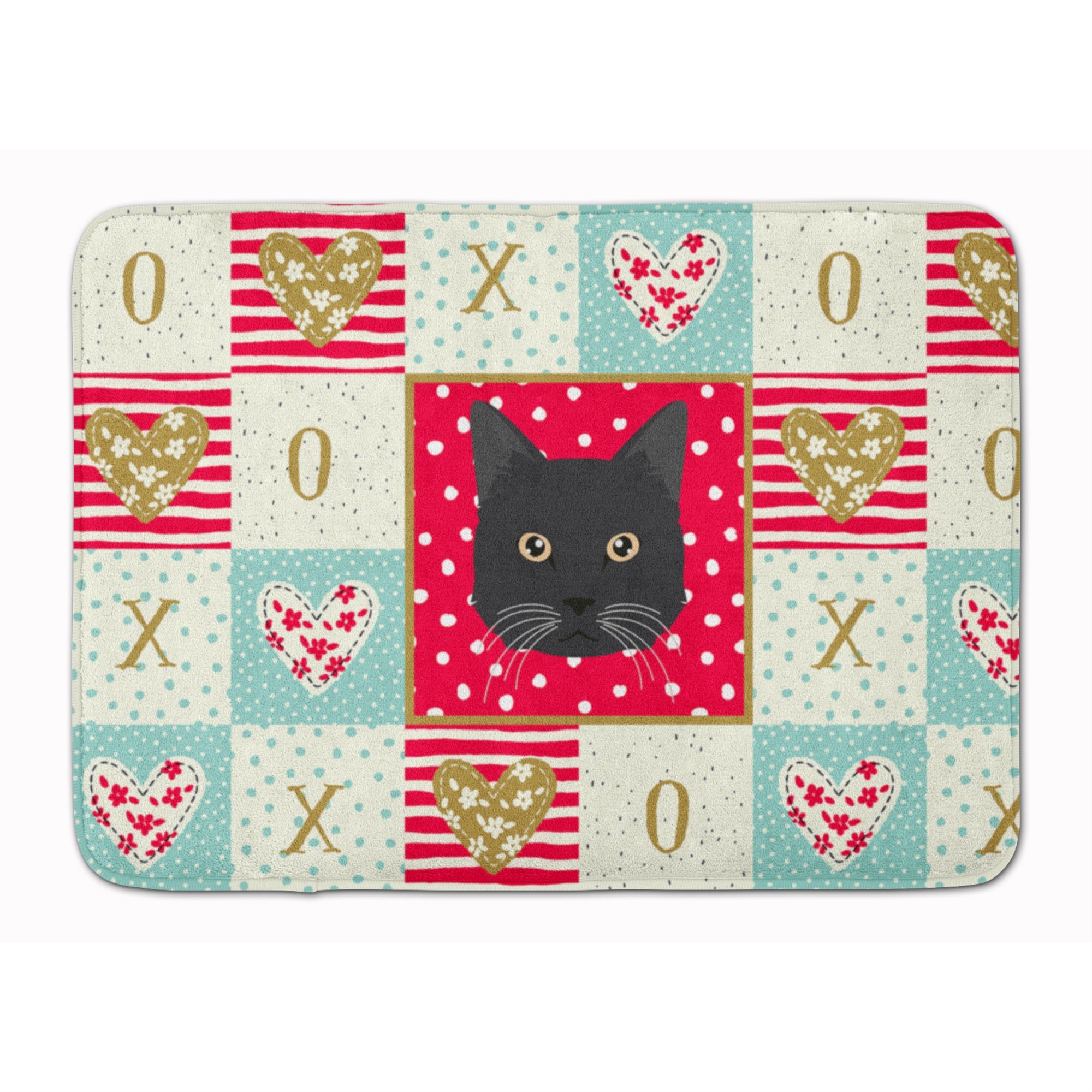 'Caroline'S Treasures Chantilly Tiffany Cat Love Machine Washable Memory Foam Mat Doormats, Multicolor''