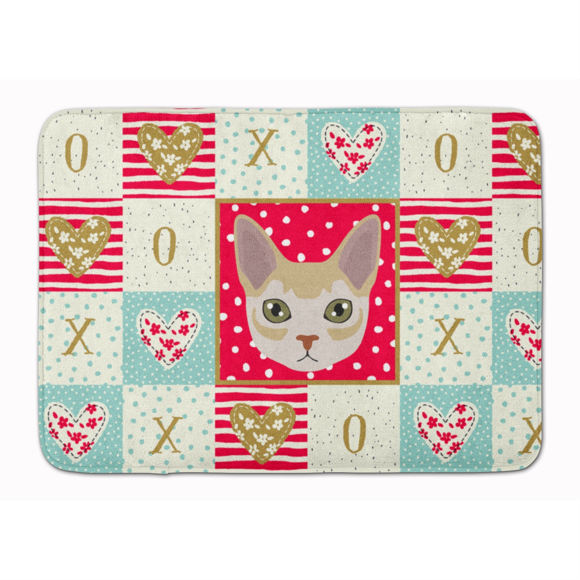 'Caroline'S Treasures Singapura Cat Love Machine Washable Memory Foam Mat Doormats, Multicolor''