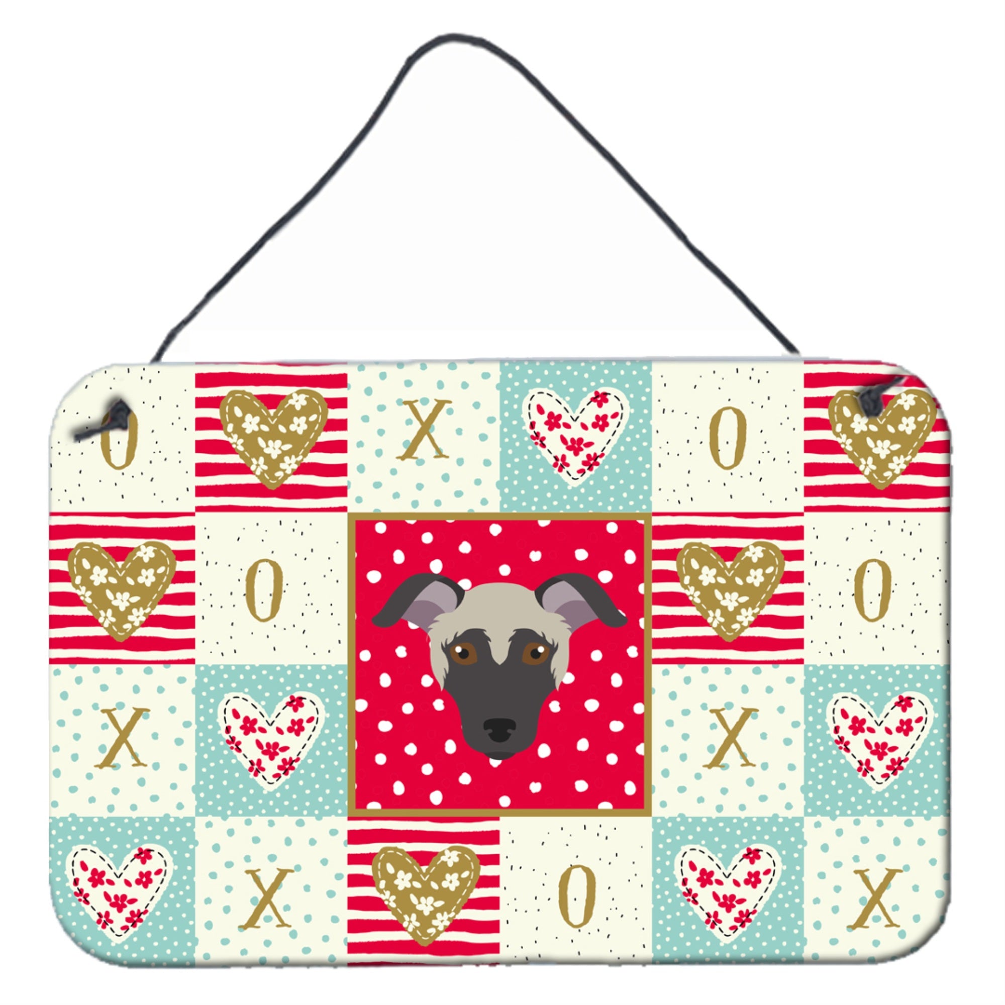 'Caroline'S Treasures Argentine Pila Dog Love Door Hanging Prints Wall-Decor, Multicolor''