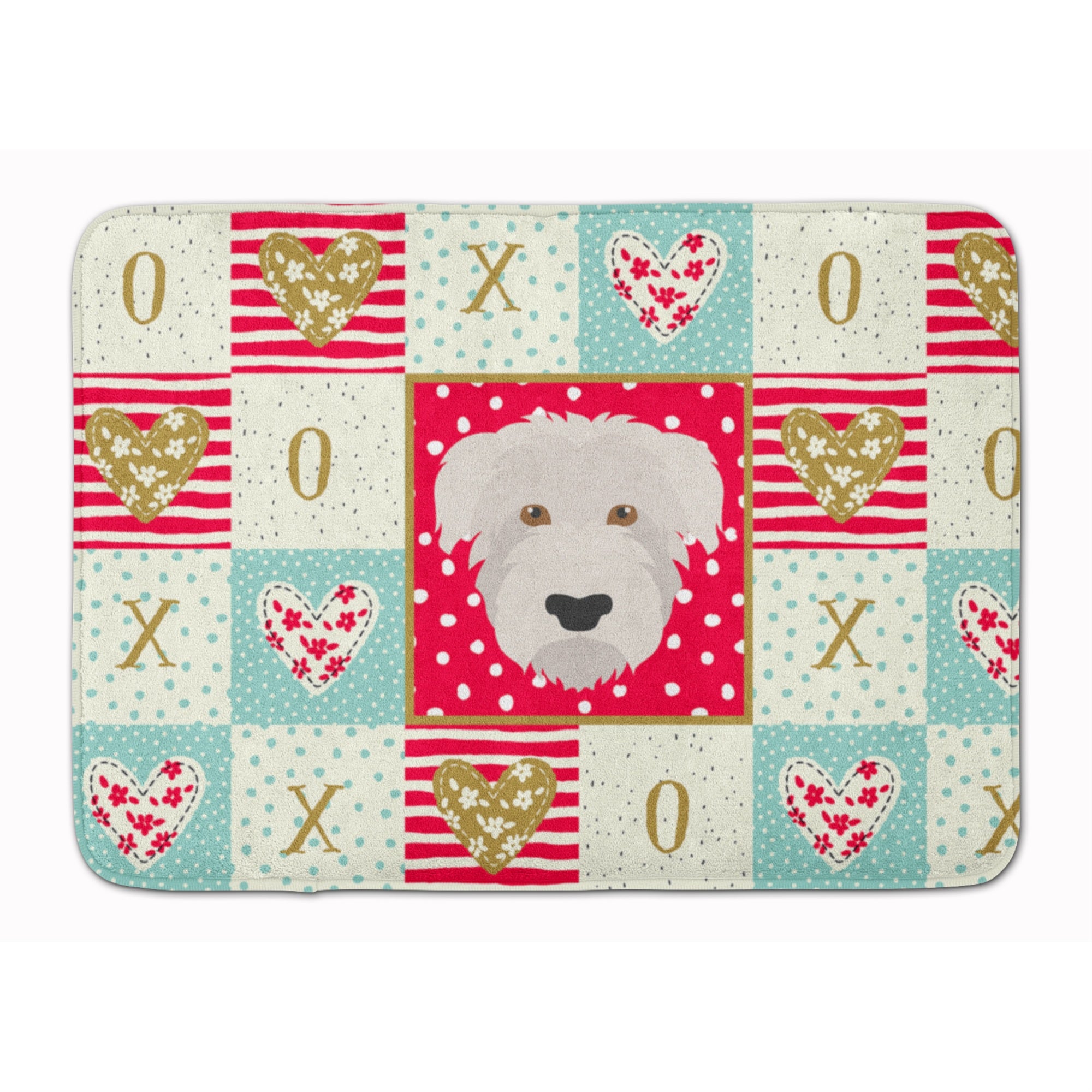 'Caroline'S Treasures Glen Of Imaal Love Machine Washable Memory Foam Mat Doormats, Multicolor''