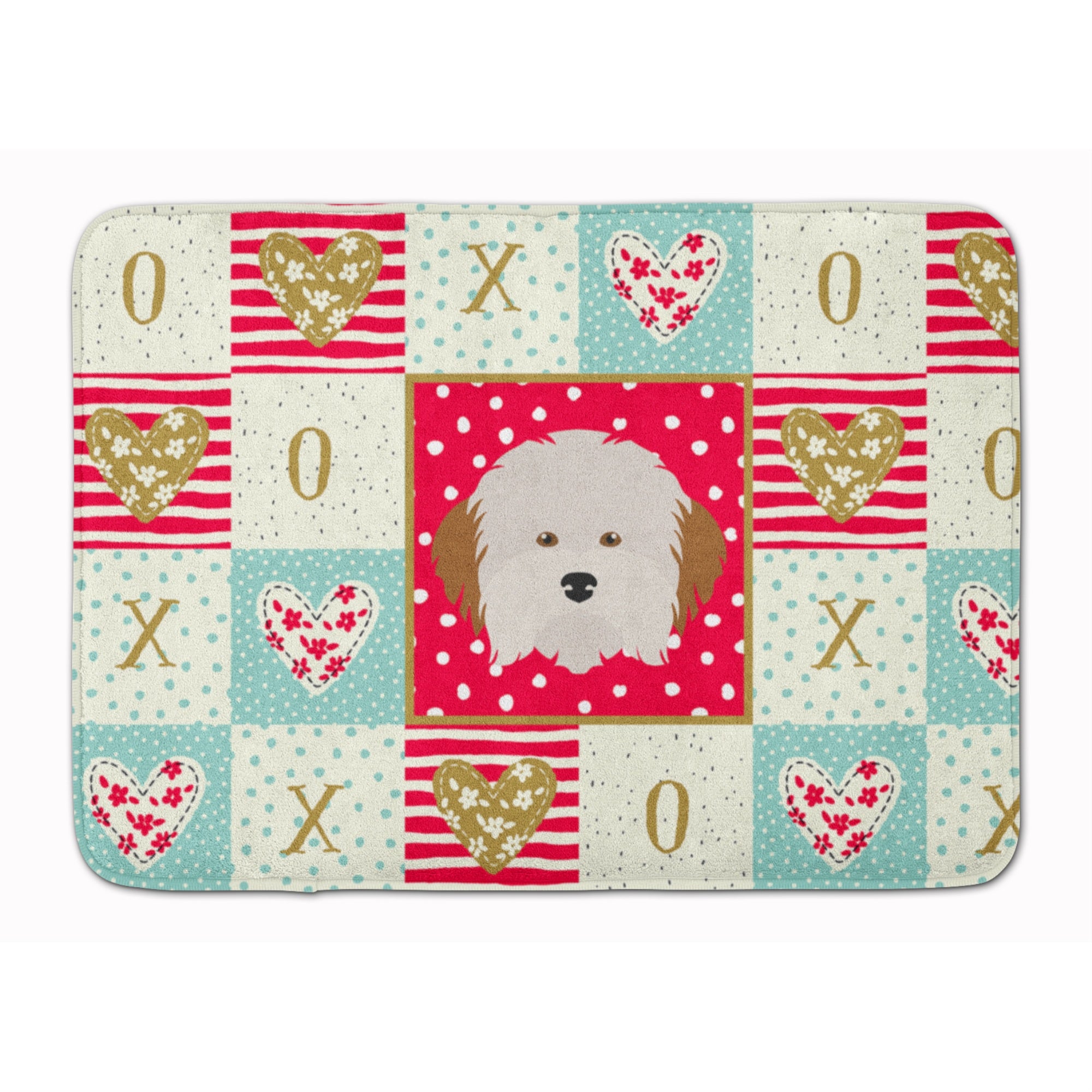 'Caroline'S Treasures Havanese Dog Love Machine Washable Memory Foam Mat Doormats, Multicolor''