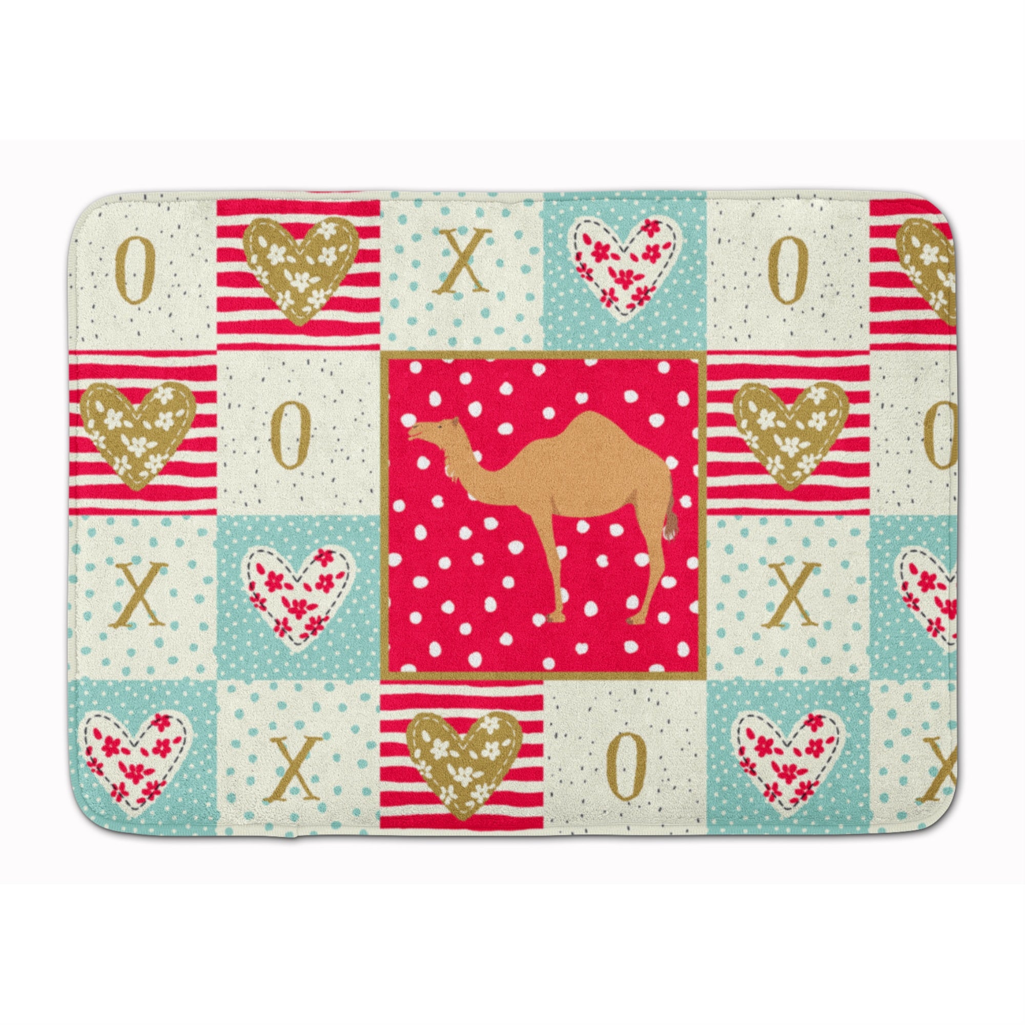 'Caroline'S Treasures Arabian Camel Dromedary Love Machine Washable Memory Foam Mat Doormats, Multicolor''