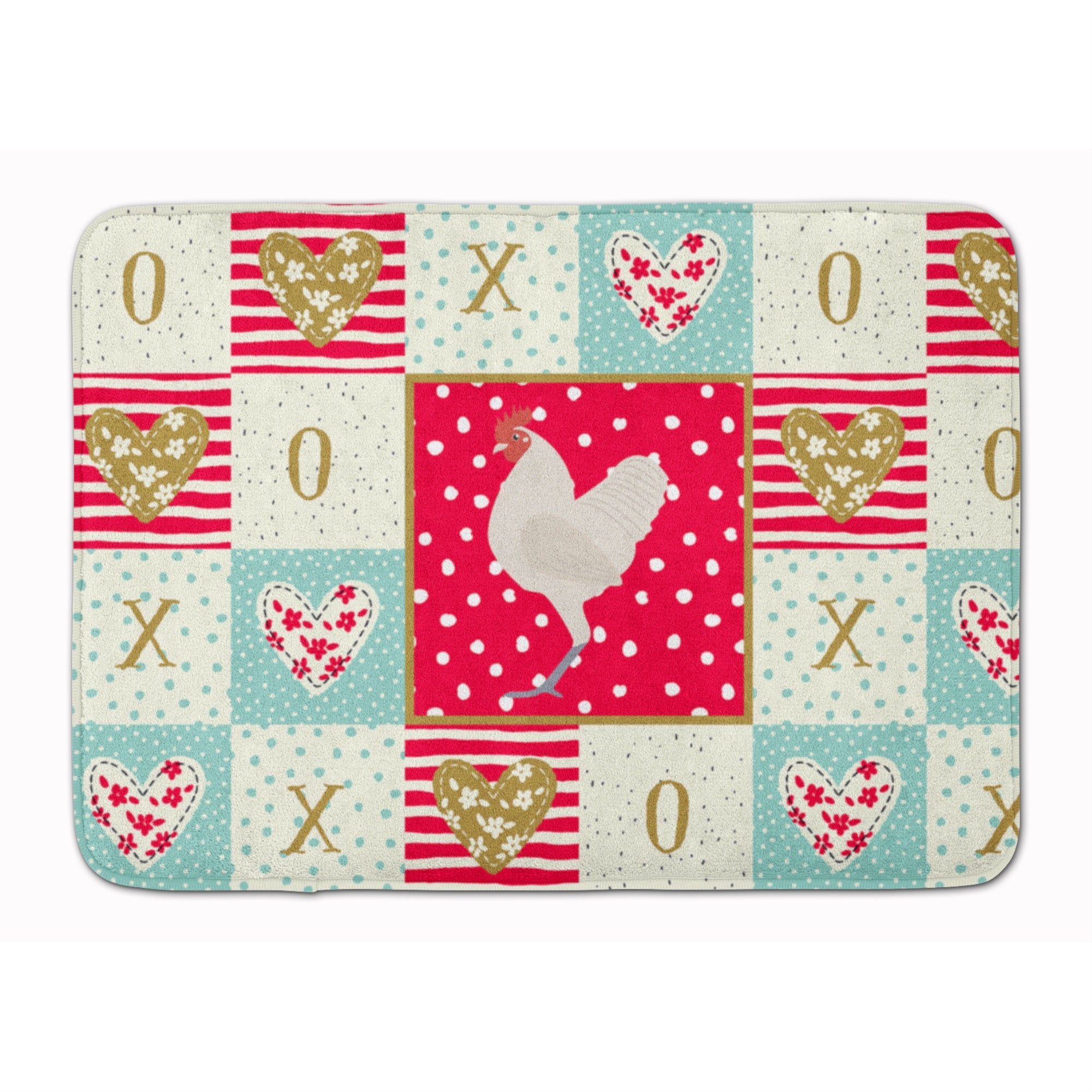 'Caroline'S Treasures German Langshan Chicken Love Machine Washable Memory Foam Mat Doormats, Multicolor''