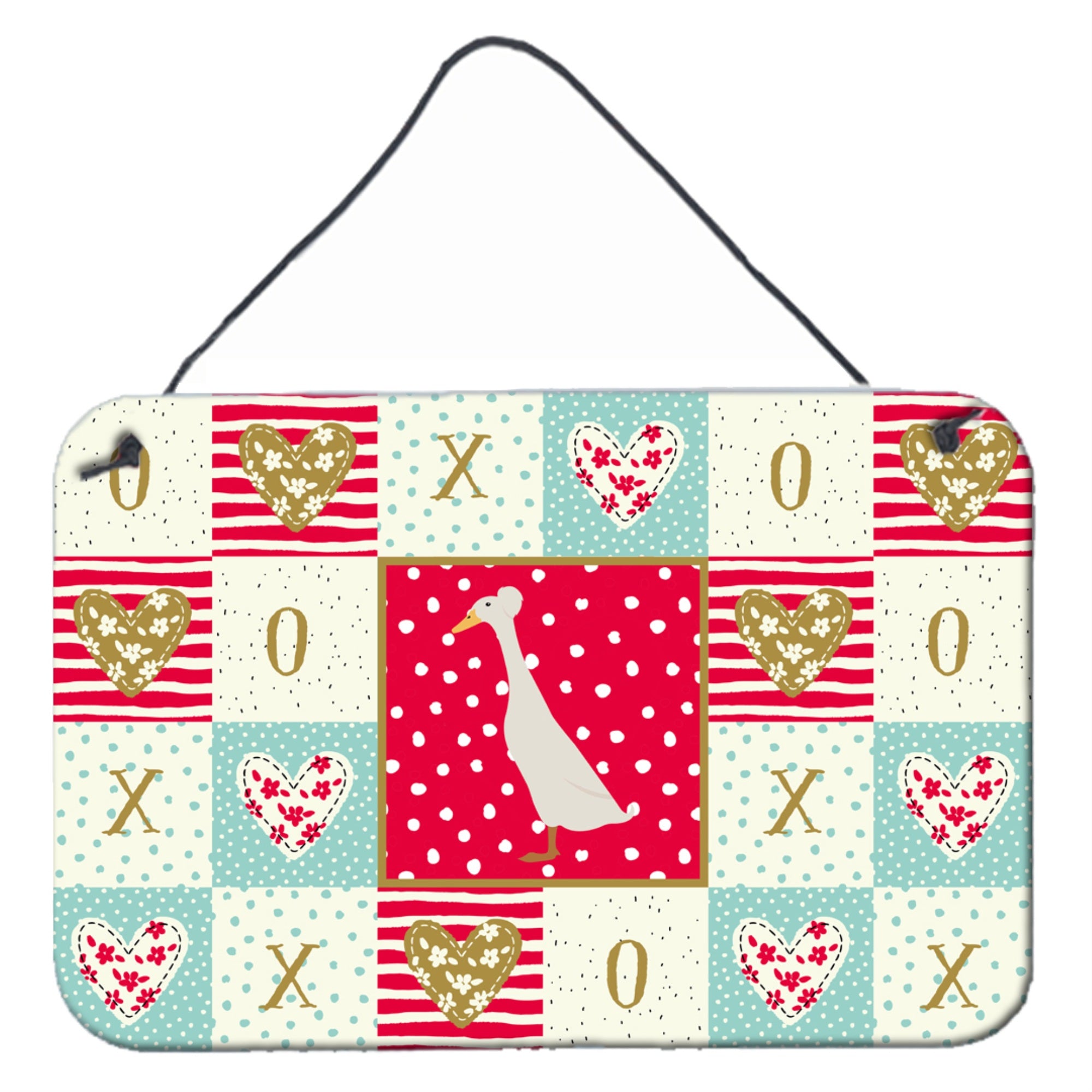 'Caroline'S Treasures Bali Duck Love Door Hanging Prints Wall-Decor, Multicolor''