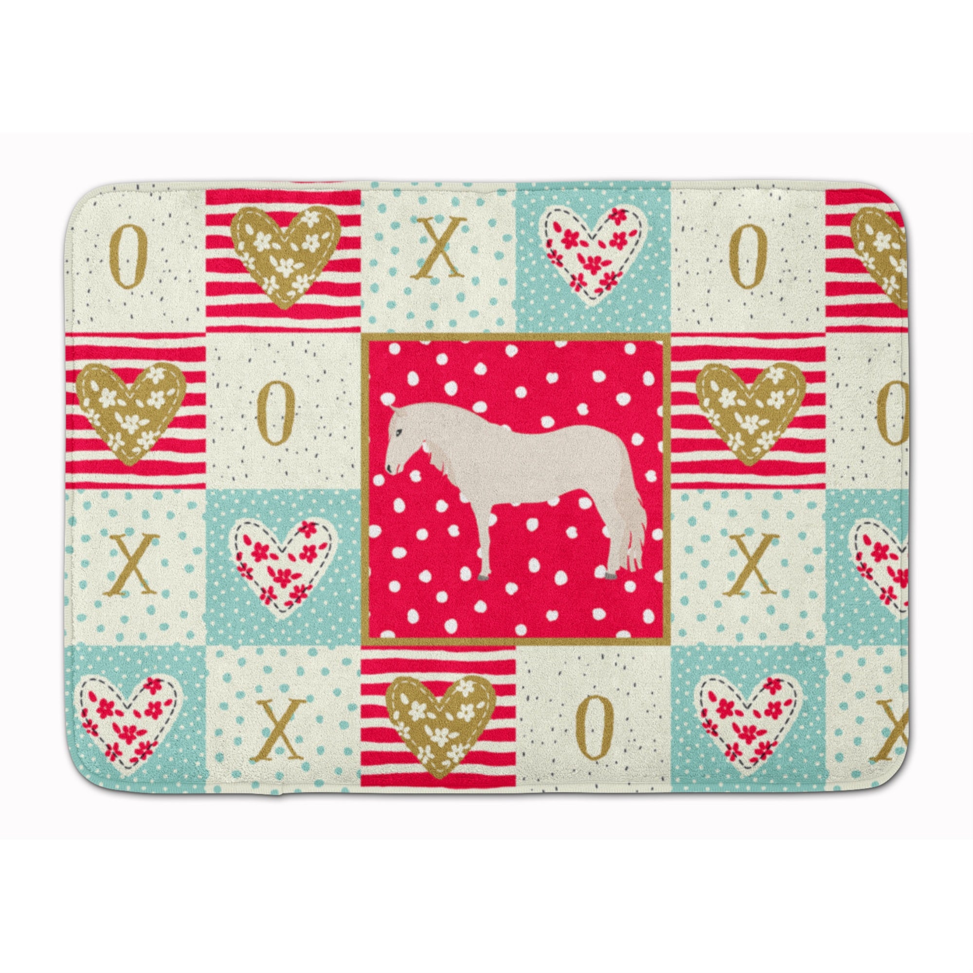 'Caroline'S Treasures Paso Fino Horse Love Machine Washable Memory Foam Mat Doormats, Multicolor''