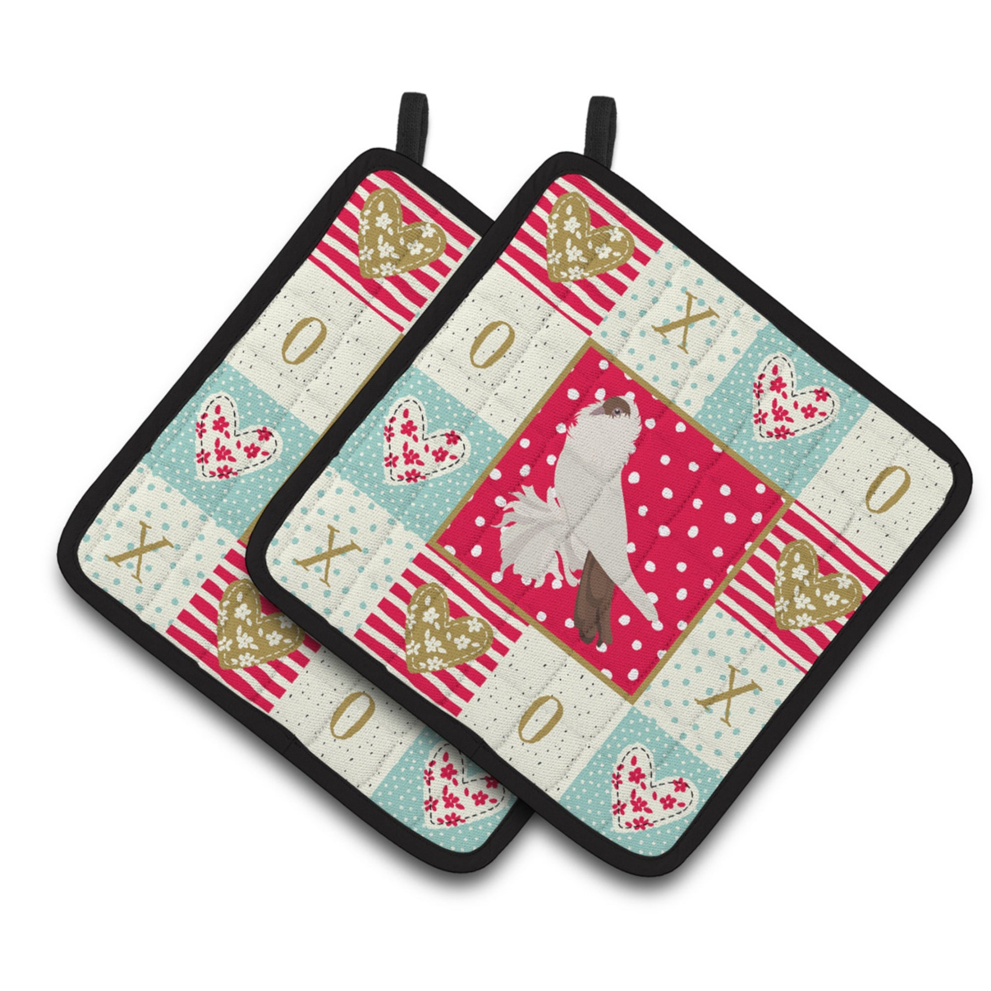 Carolines Treasures CK5371PTHD German Helmet Pigeon Love Pair of Pot Holders potholders, Multicolor