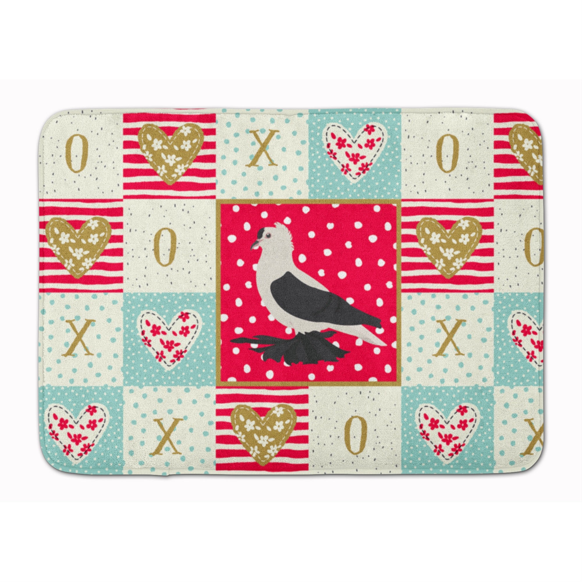 'Caroline'S Treasures Saxon Fairy Swallow Pigeon Love Machine Washable Memory Foam Mat Doormats, Multicolor''