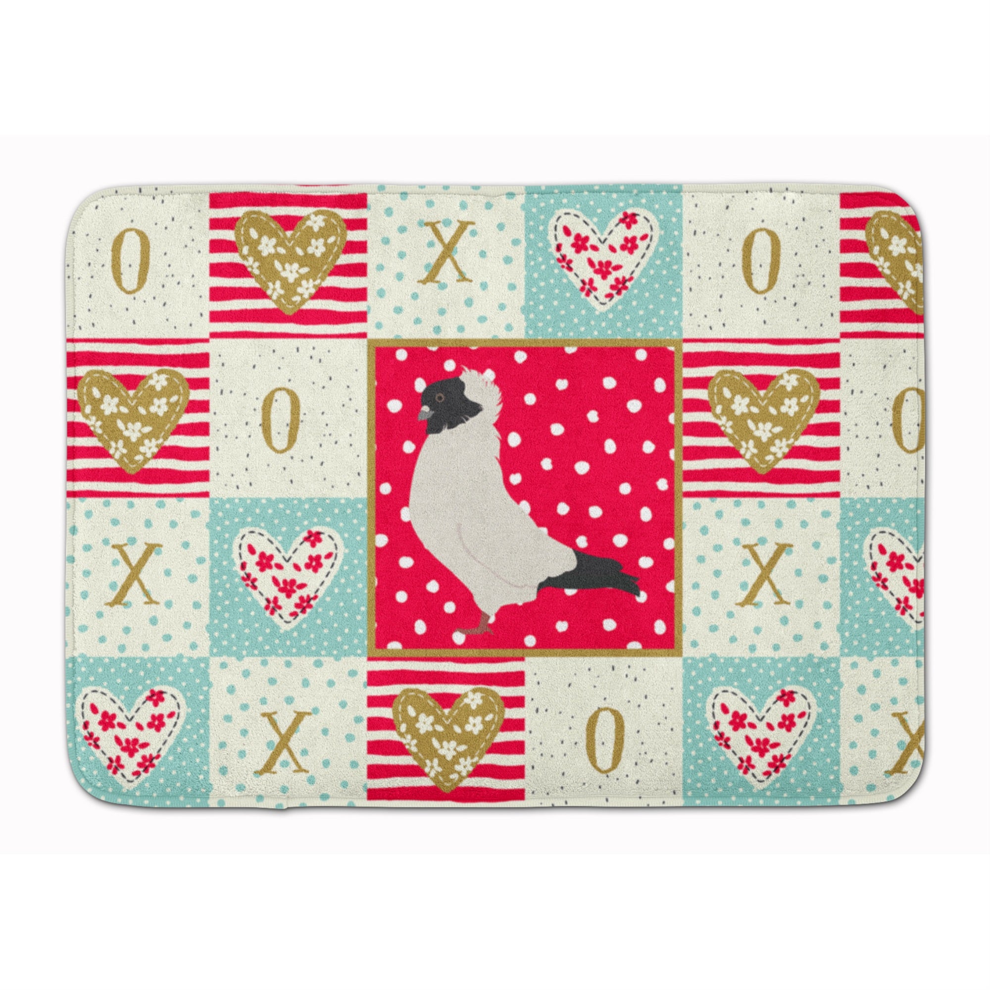 'Caroline'S Treasures Nun Pigeon Love Machine Washable Memory Foam Mat Doormats, Multicolor''