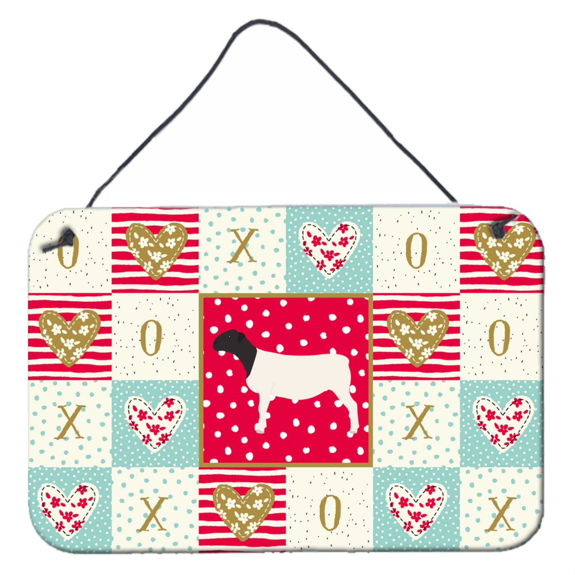 'Caroline'S Treasures Dorper Sheep Love Door Hanging Prints Wall-Decor, Multicolor''