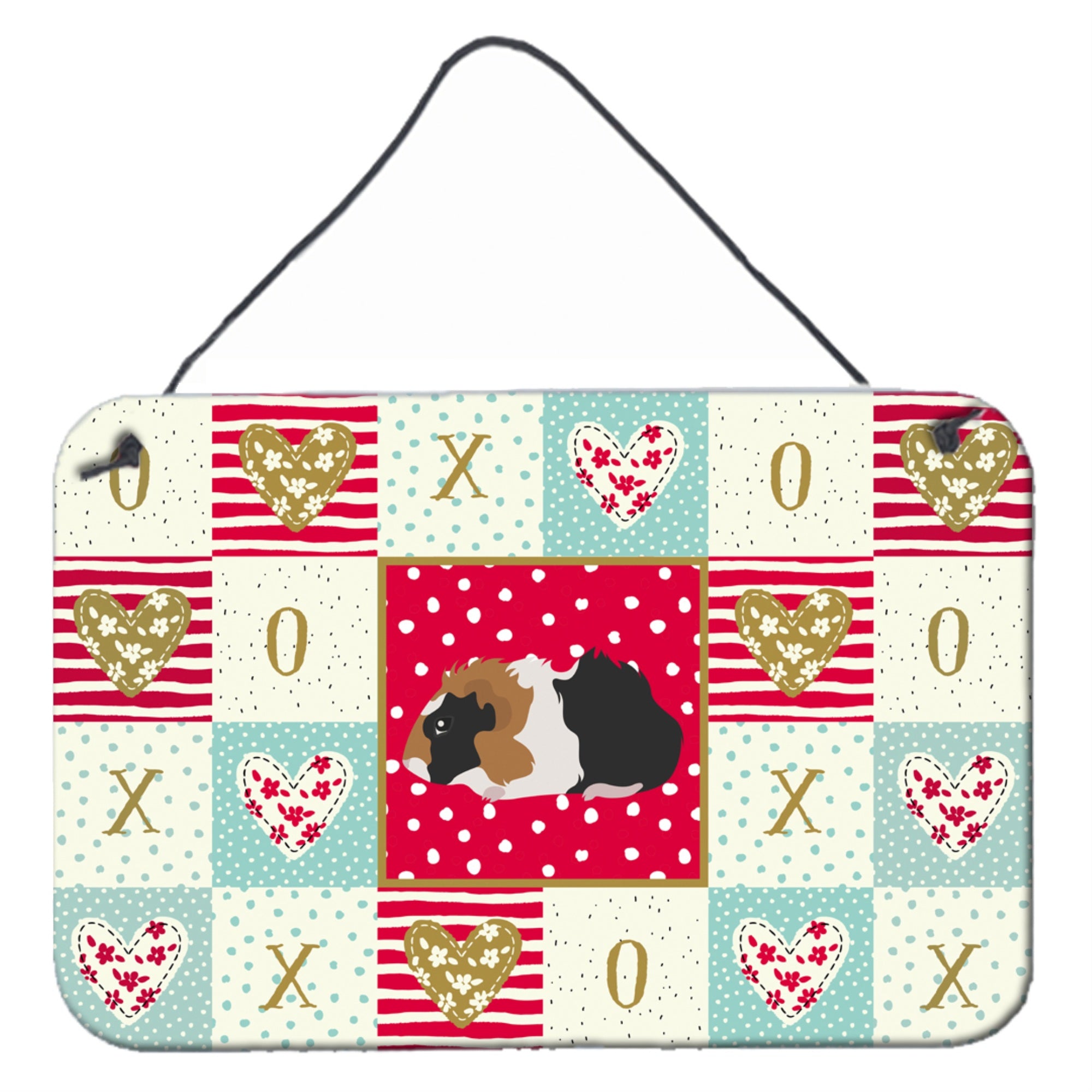 'Caroline'S Treasures Abyssinian Guinea Pig Love Door Hanging Prints Wall-Decor, Multicolor''