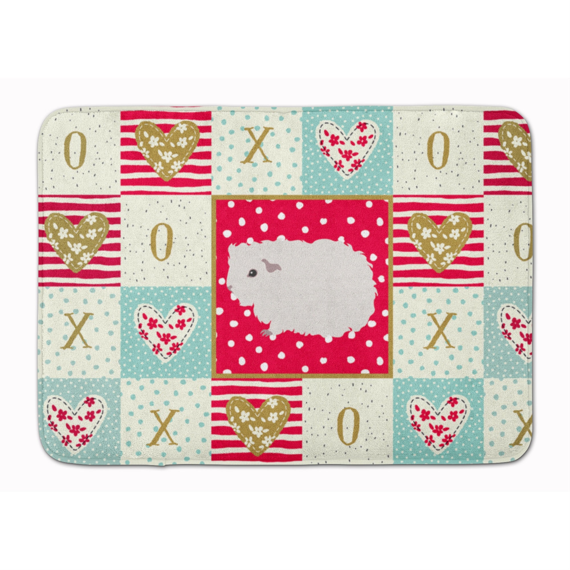 'Caroline'S Treasures Merino Guinea Pig Love Machine Washable Memory Foam Mat Doormats, Multicolor''