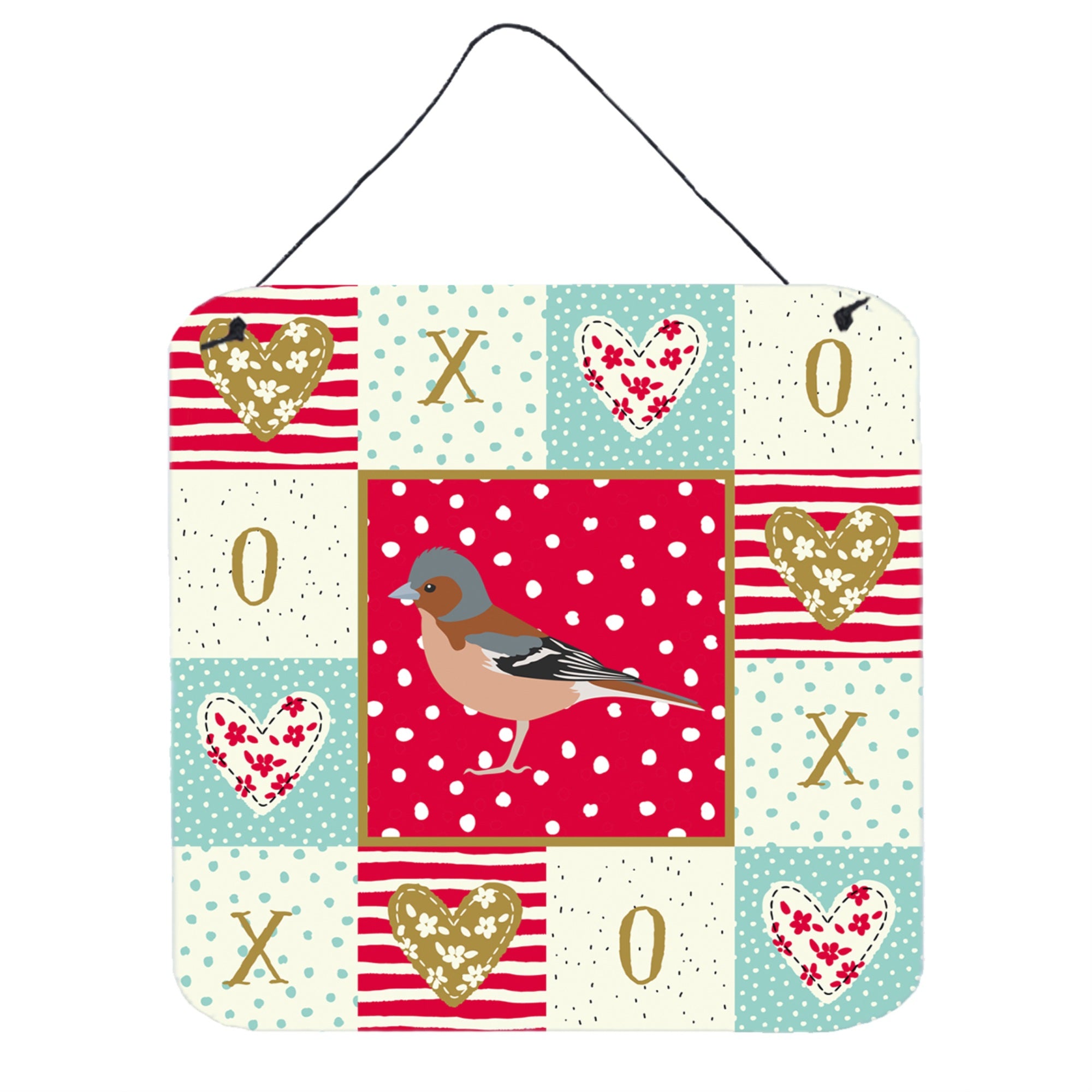 'Caroline'S Treasures Finch Love Door Hanging Prints Wall-Decor, Multicolor''