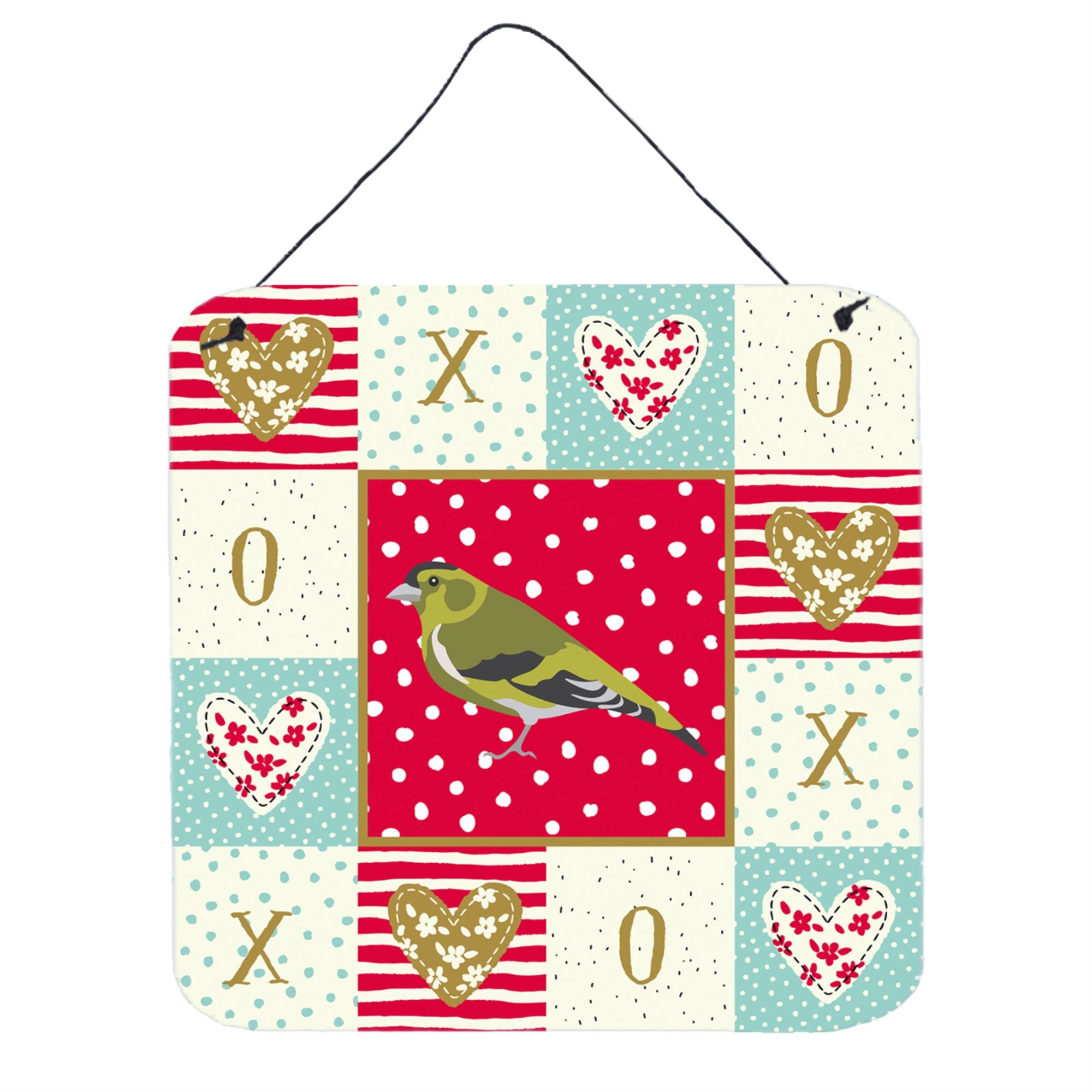 'Caroline'S Treasures Siskin Love Door Hanging Prints Wall-Decor, Multicolor''