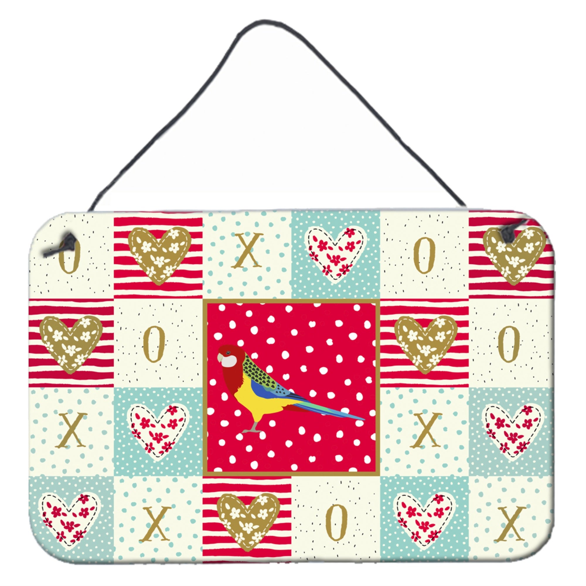 'Caroline'S Treasures Rosella Love Door Hanging Prints Wall-Decor, Multicolor''