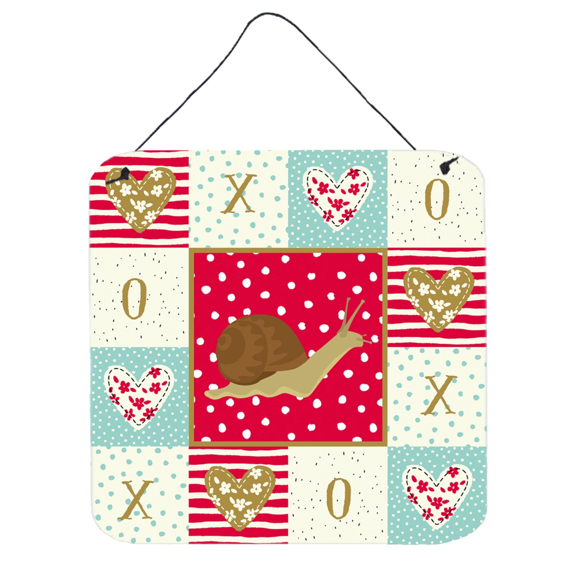 'Caroline'S Treasures Garden Snail Door Hanging Prints Wall-Decor, Multicolor''