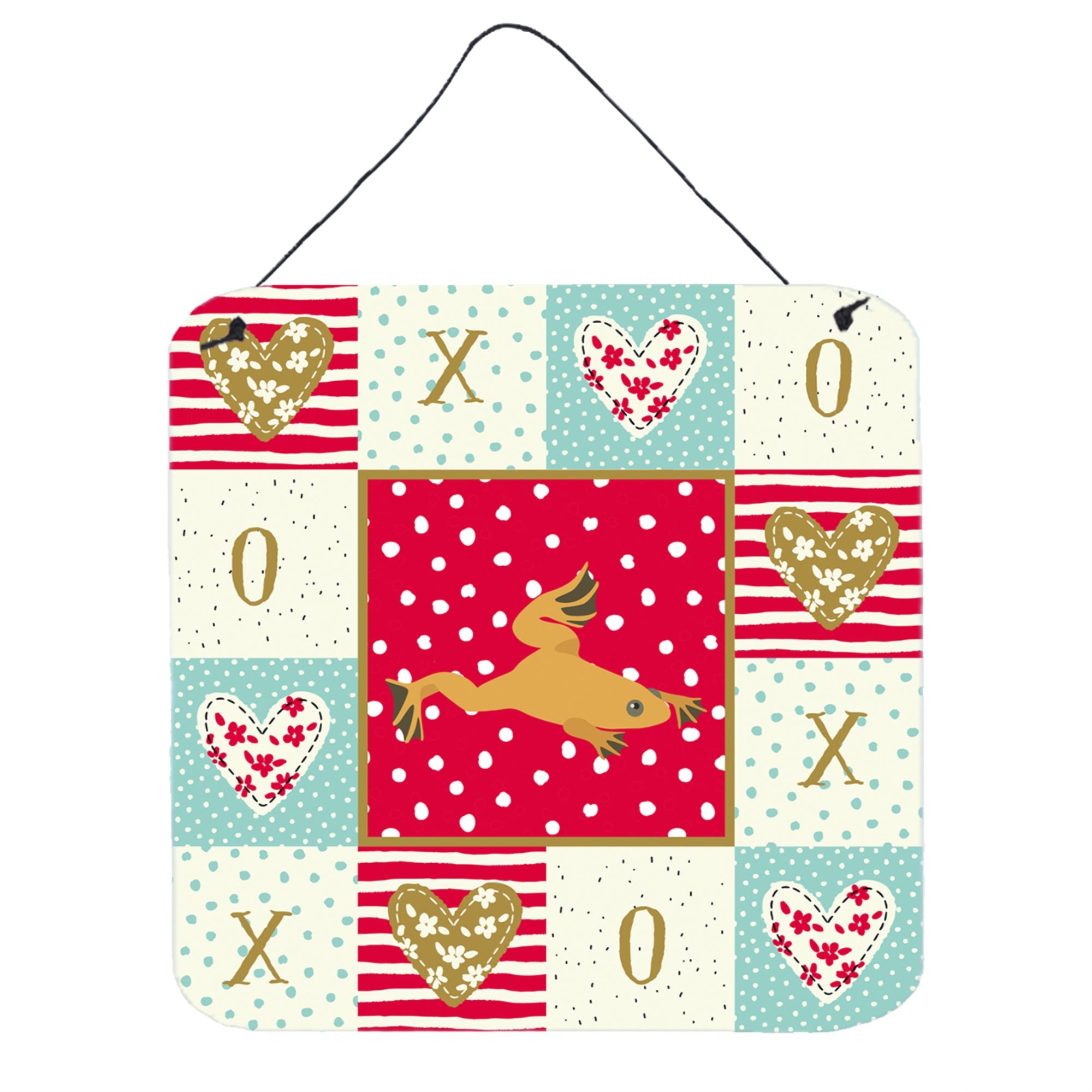 'Caroline'S Treasures Aquarium Frog Door Hanging Prints Wall-Decor, Multicolor''