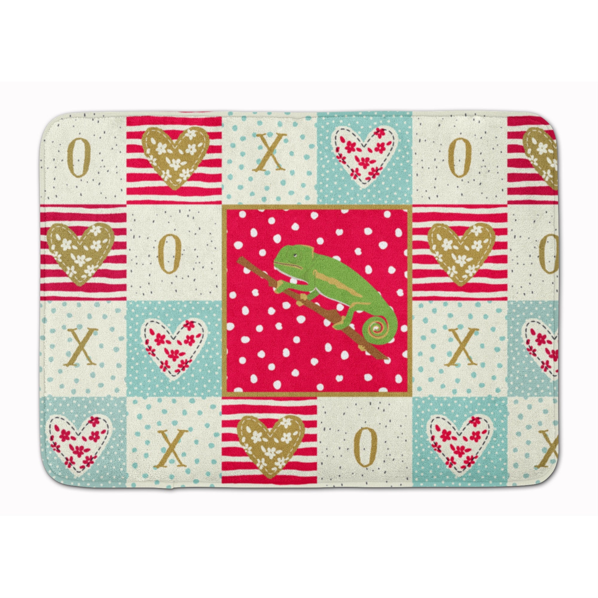 'Caroline'S Treasures Chameleon Machine Washable Memory Foam Mat Doormats, Multicolor''