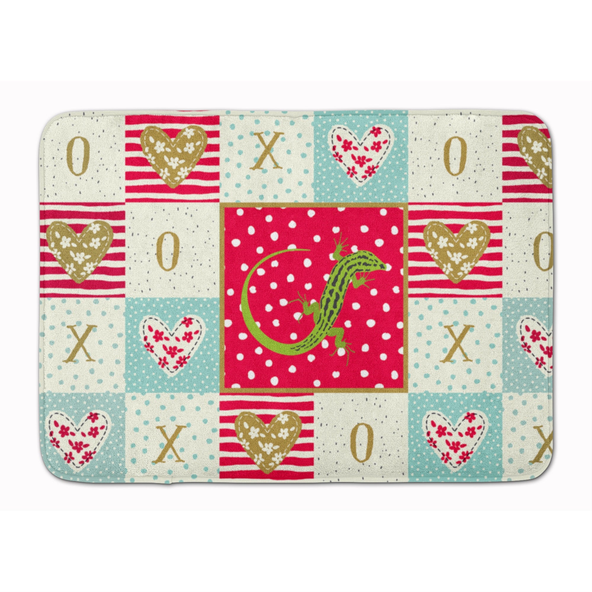'Caroline'S Treasures Lizard Machine Washable Memory Foam Mat Doormats, Multicolor''