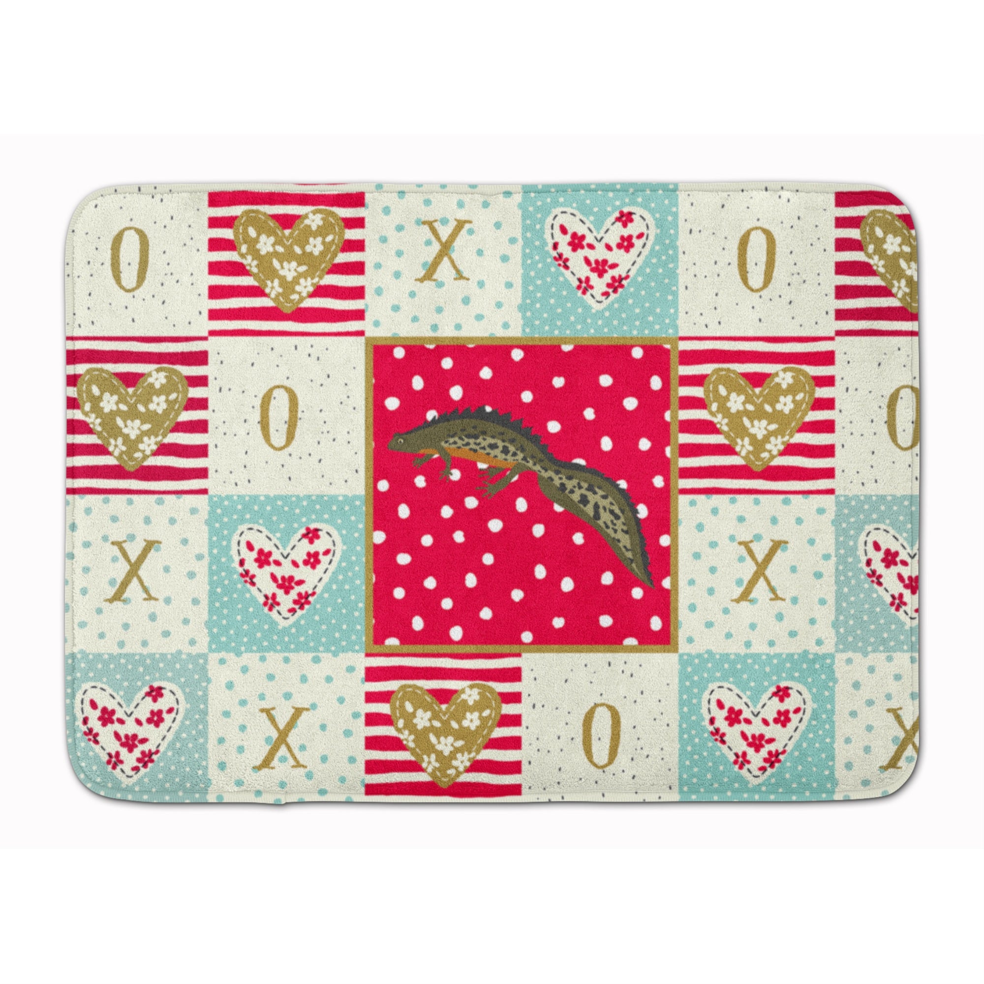 'Caroline'S Treasures Newt Machine Washable Memory Foam Mat Doormats, Multicolor''