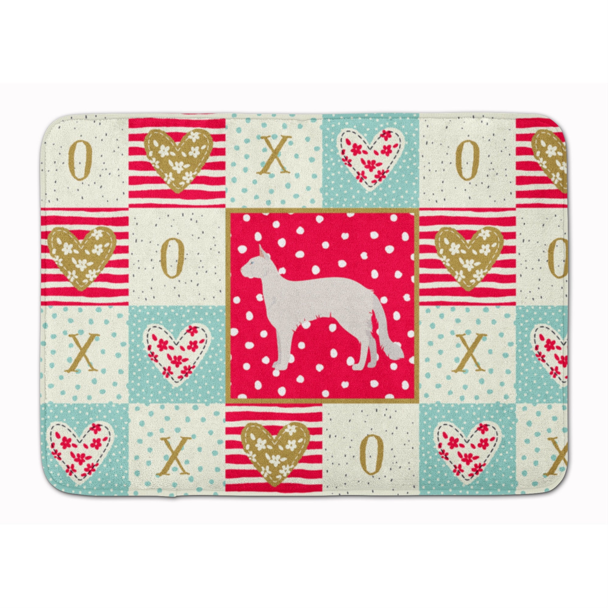 'Caroline'S Treasures Balinese #2 Cat Love Machine Washable Memory Foam Mat Doormats, Multicolor''