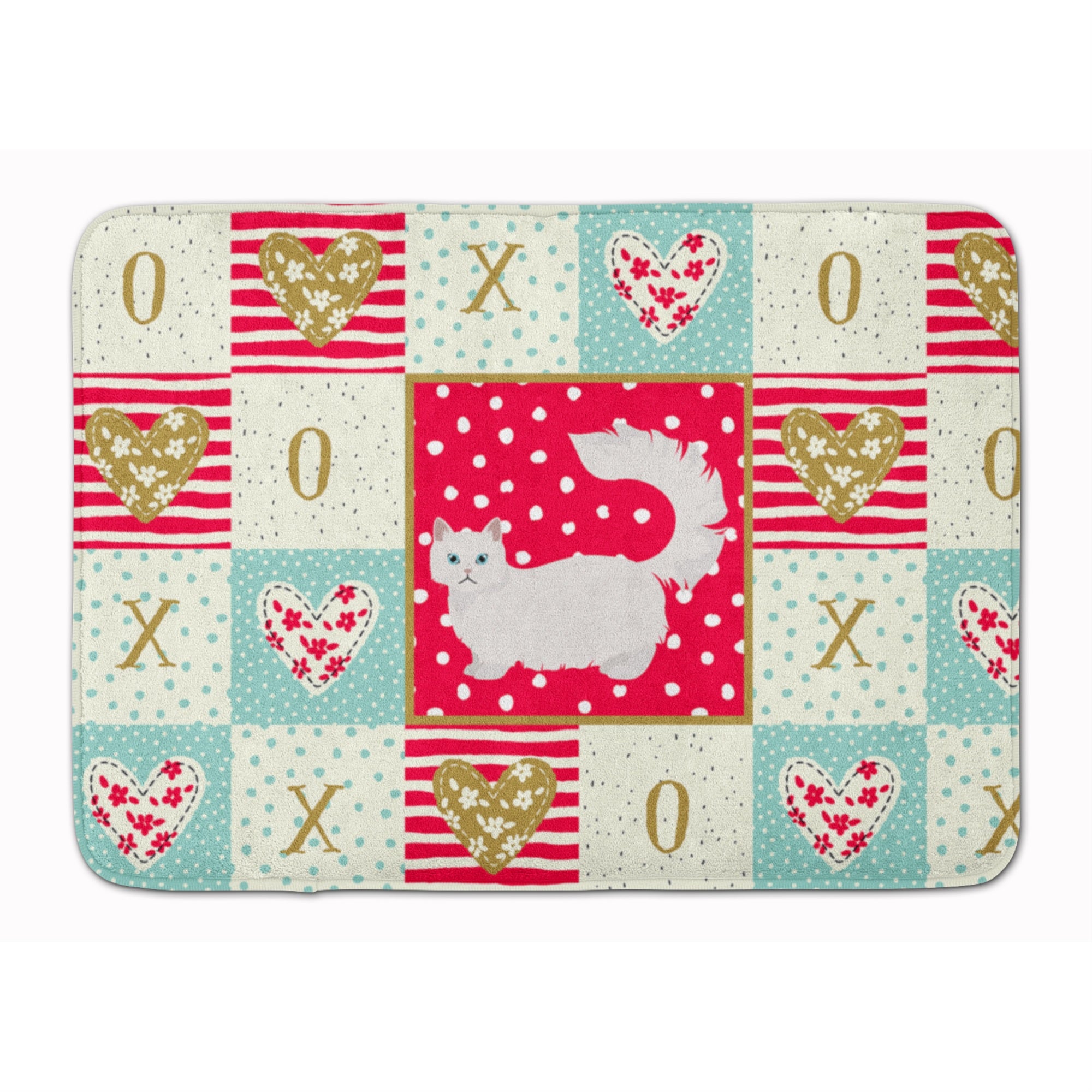 'Caroline'S Treasures Napoleon #1 Cat Love Machine Washable Memory Foam Mat Doormats, Multicolor''