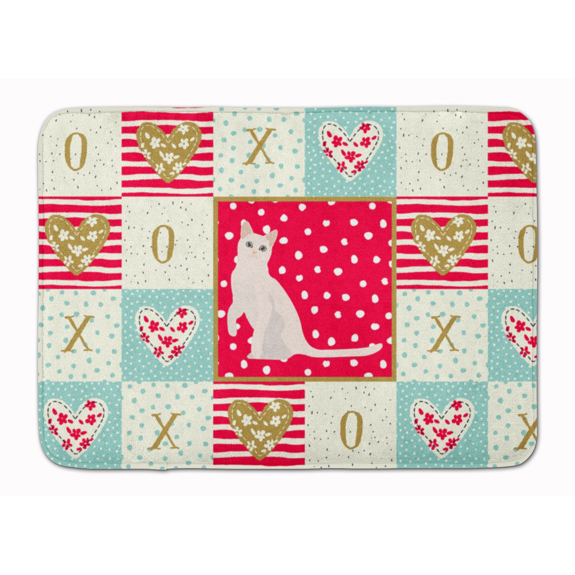 'Caroline'S Treasures Burmilla #1 Cat Love Machine Washable Memory Foam Mat Doormats, Multicolor''