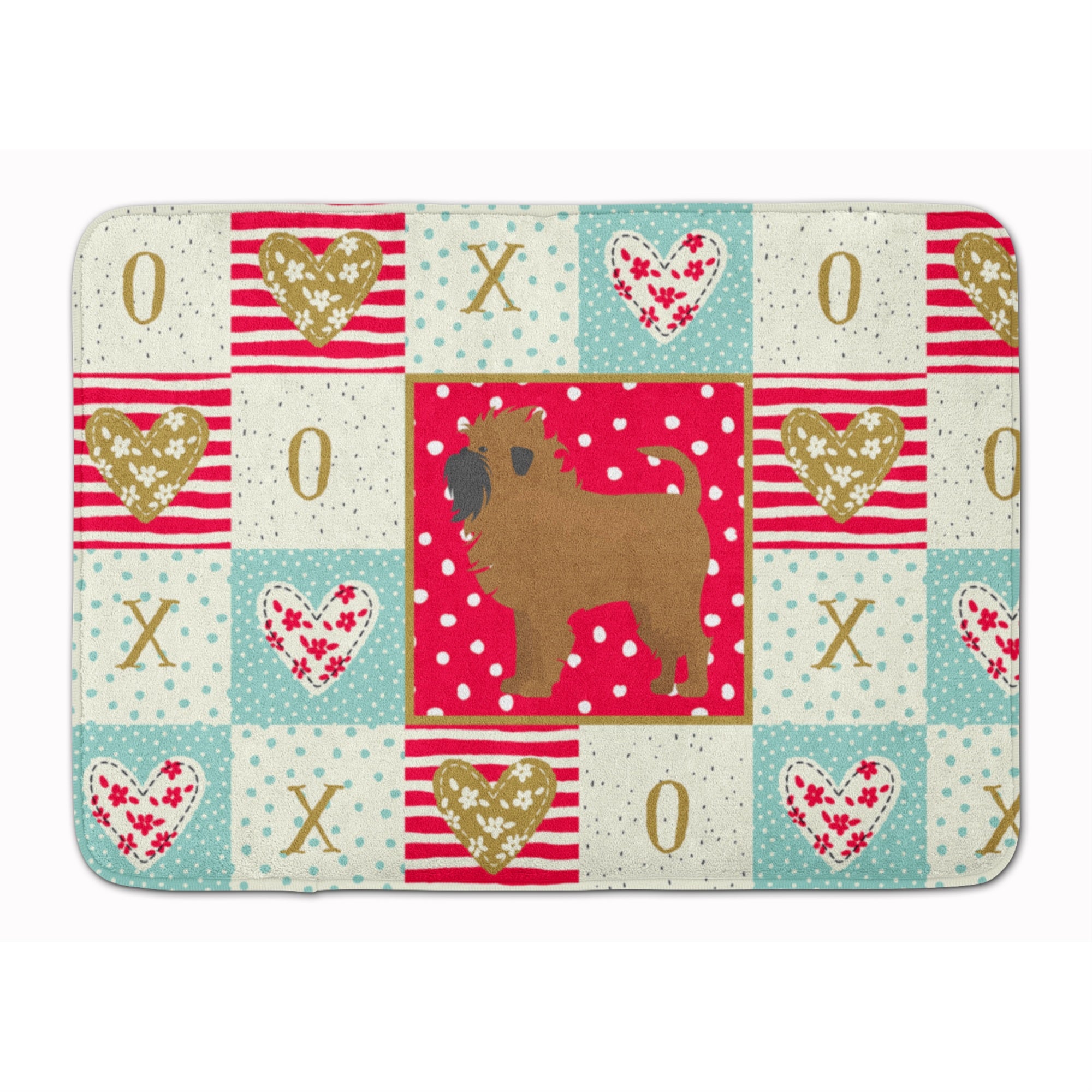 'Caroline'S Treasures Affenpinscher #1 Love Machine Washable Memory Foam Mat Doormats, Multicolor''