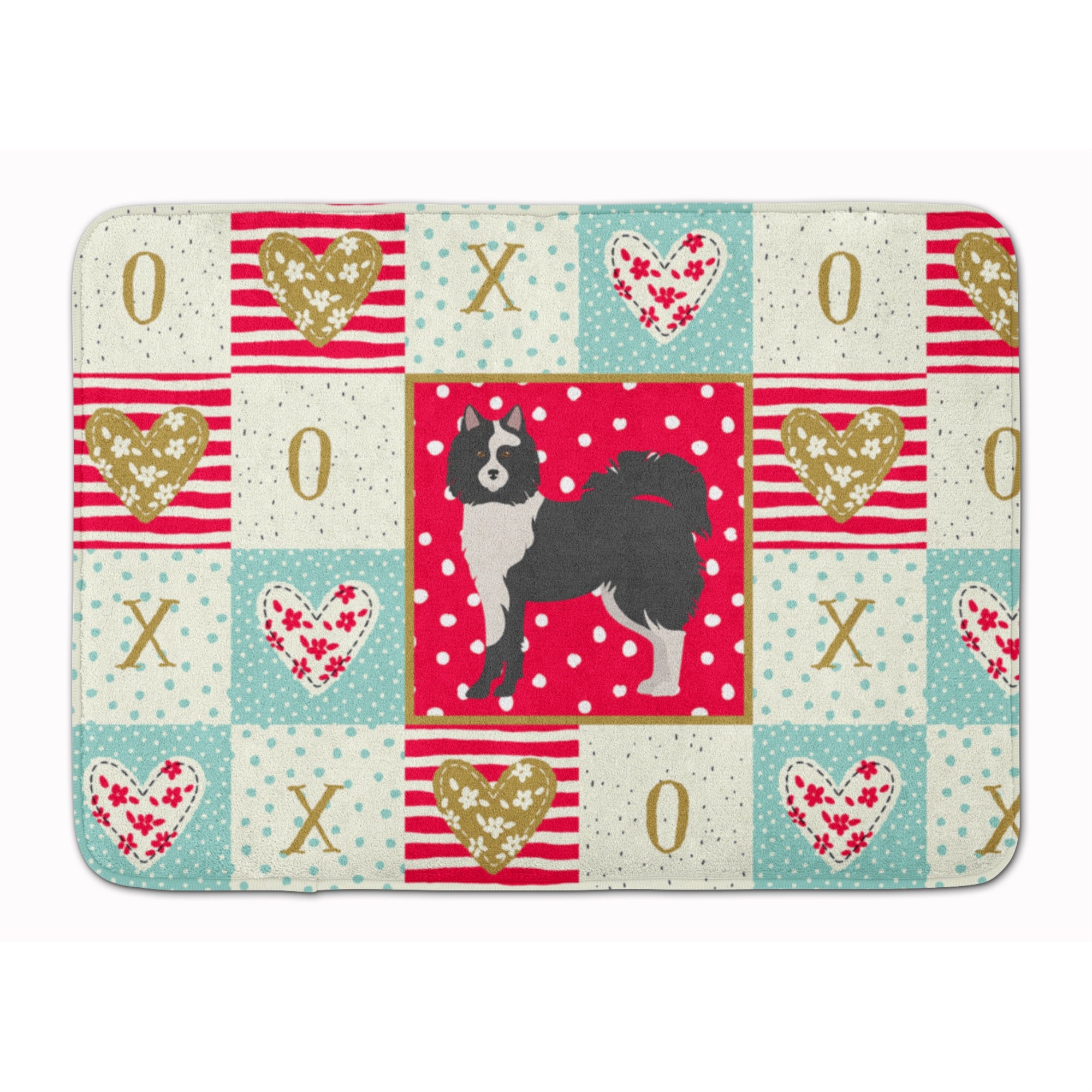'Caroline'S Treasures Elo Dog #2 Love Machine Washable Memory Foam Mat Doormats, Multicolor''