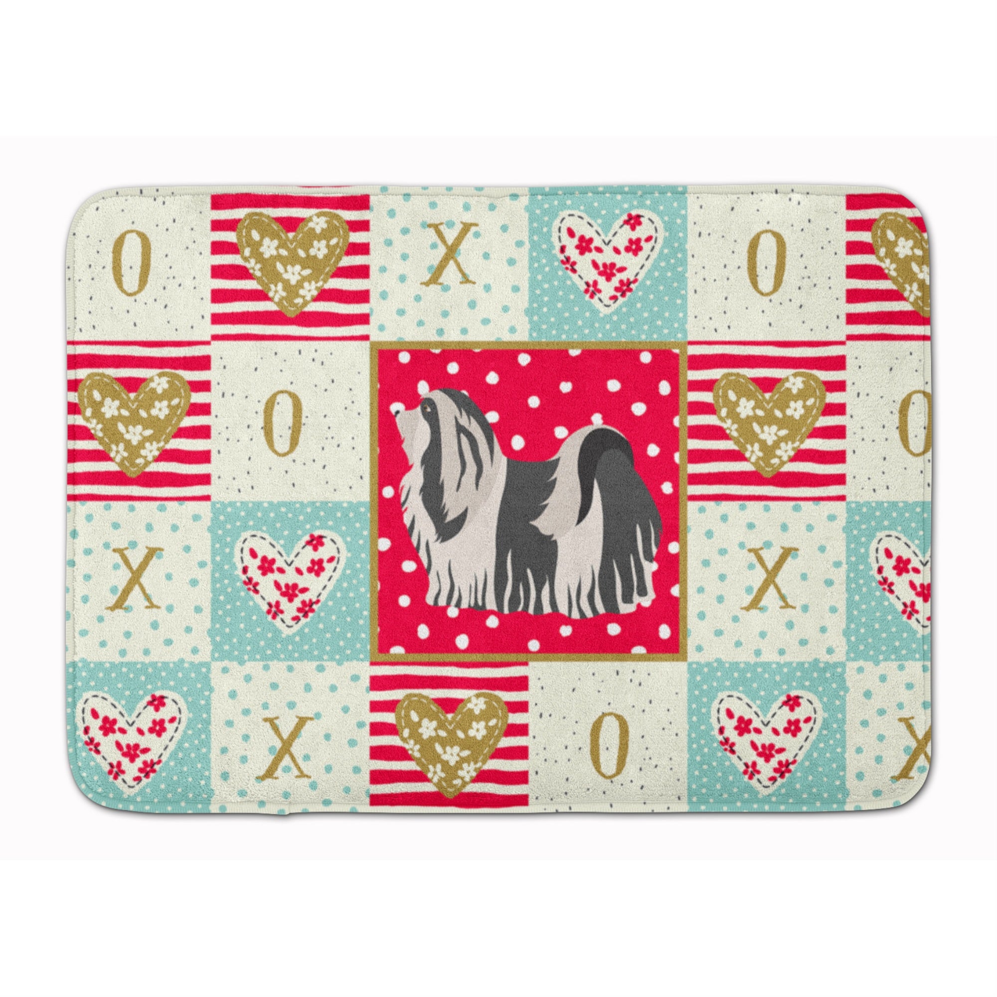 'Caroline'S Treasures Havanese #1 Love Machine Washable Memory Foam Mat Doormats, Multicolor''