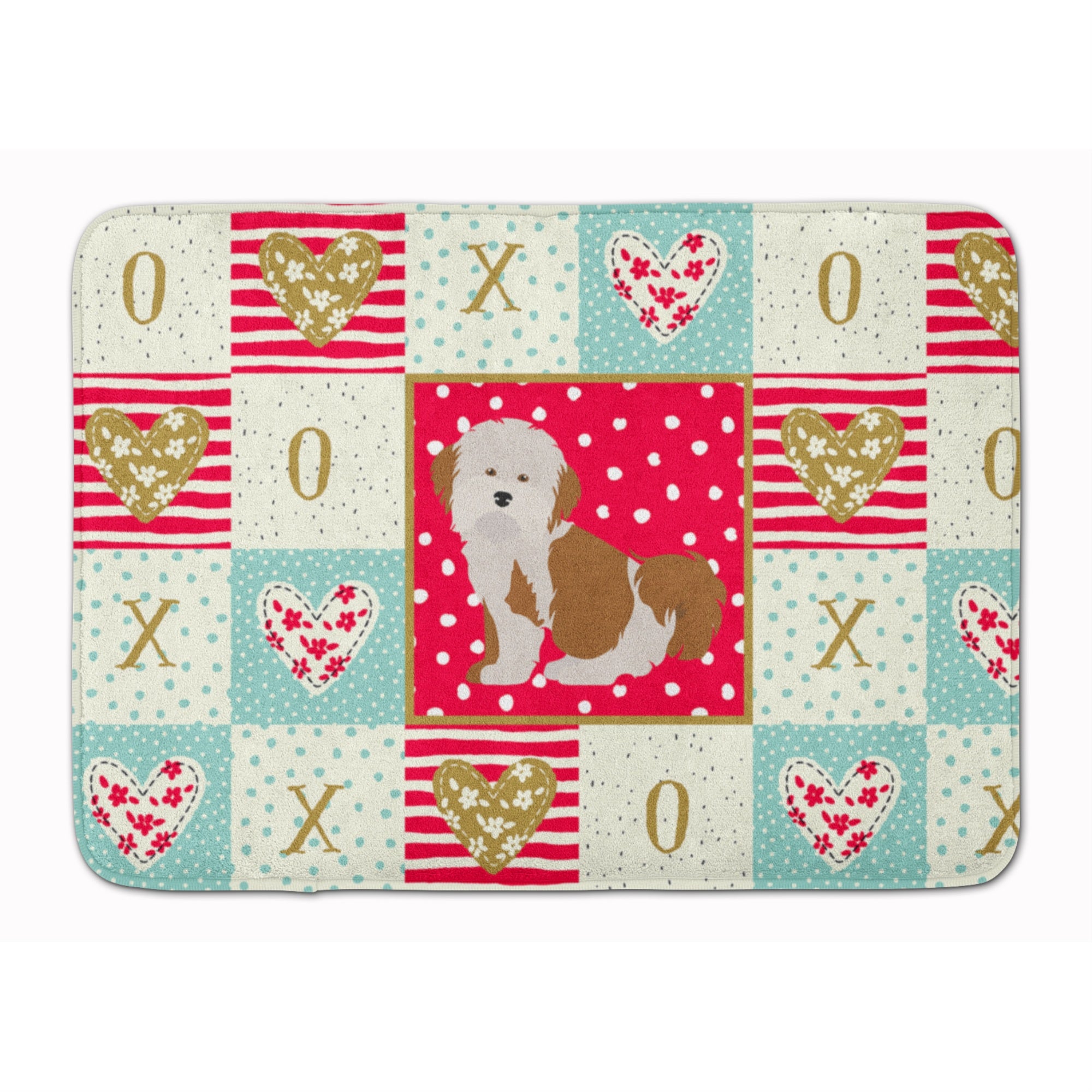 'Caroline'S Treasures Havanese #2 Love Machine Washable Memory Foam Mat Doormats, Multicolor''