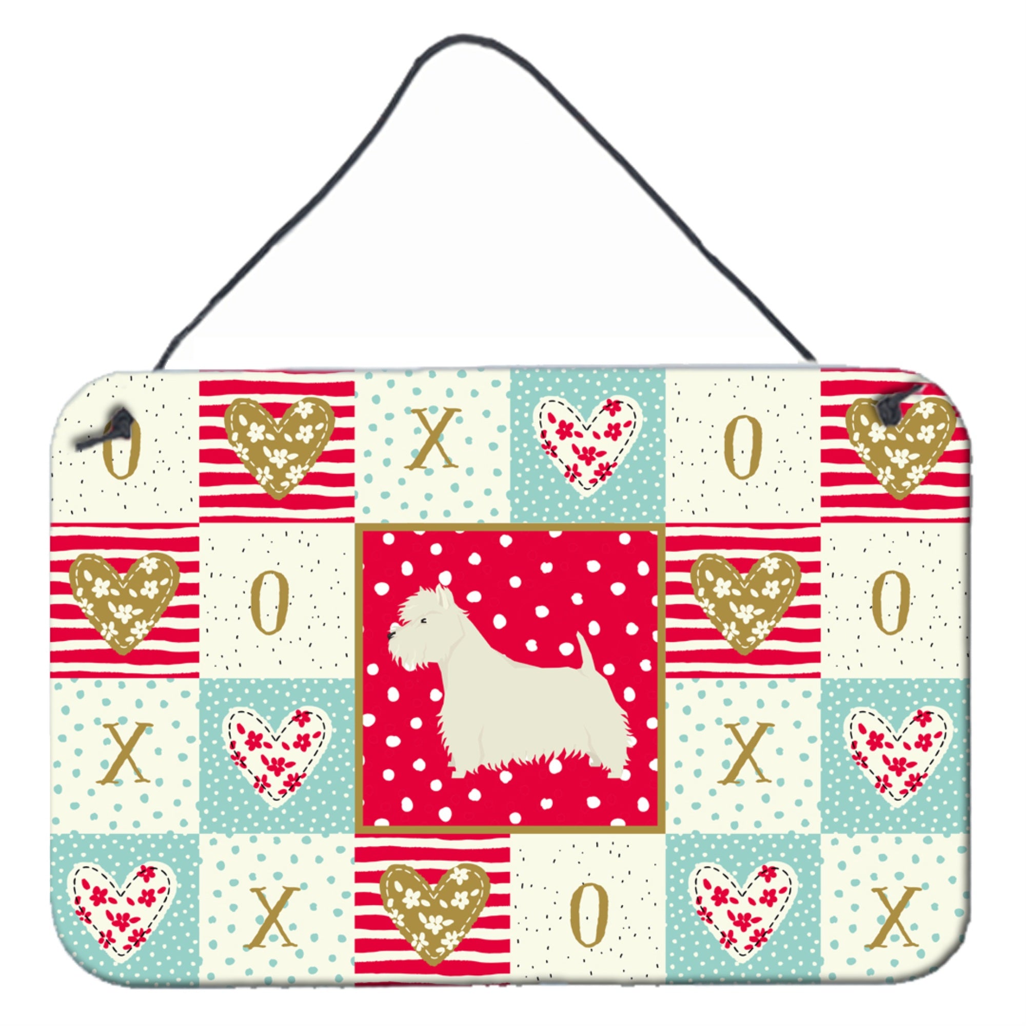 'Caroline'S Treasures Westie Love Door Hanging Prints Wall-Decor, Multicolor''